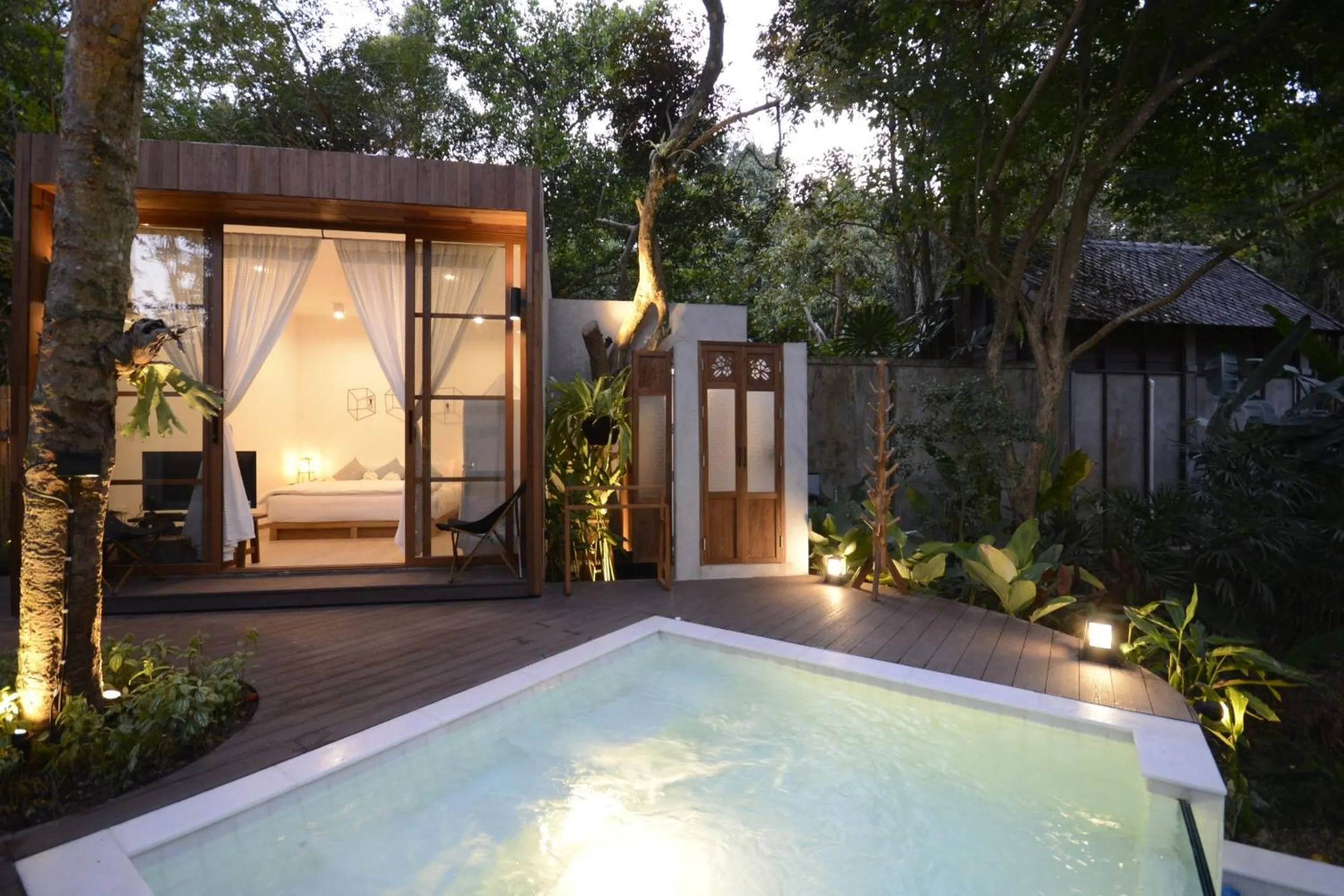 Natural landscape in Proud Phu Fah Maerim Resort