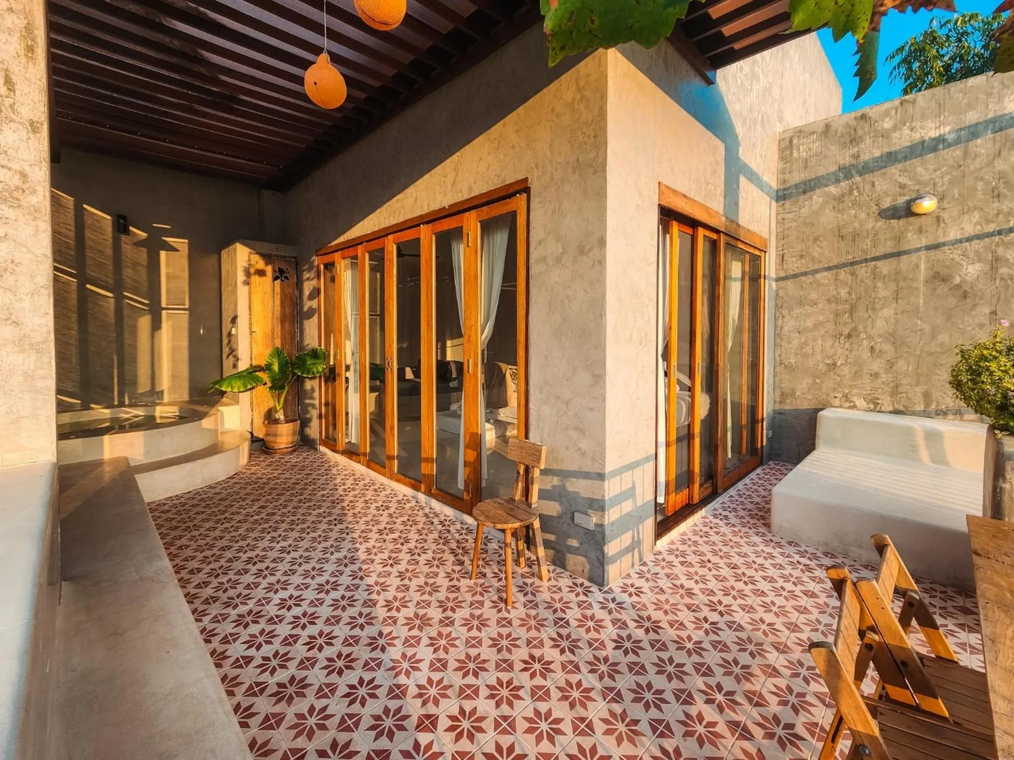 Seating area in Proud Phu Fah Maerim Resort