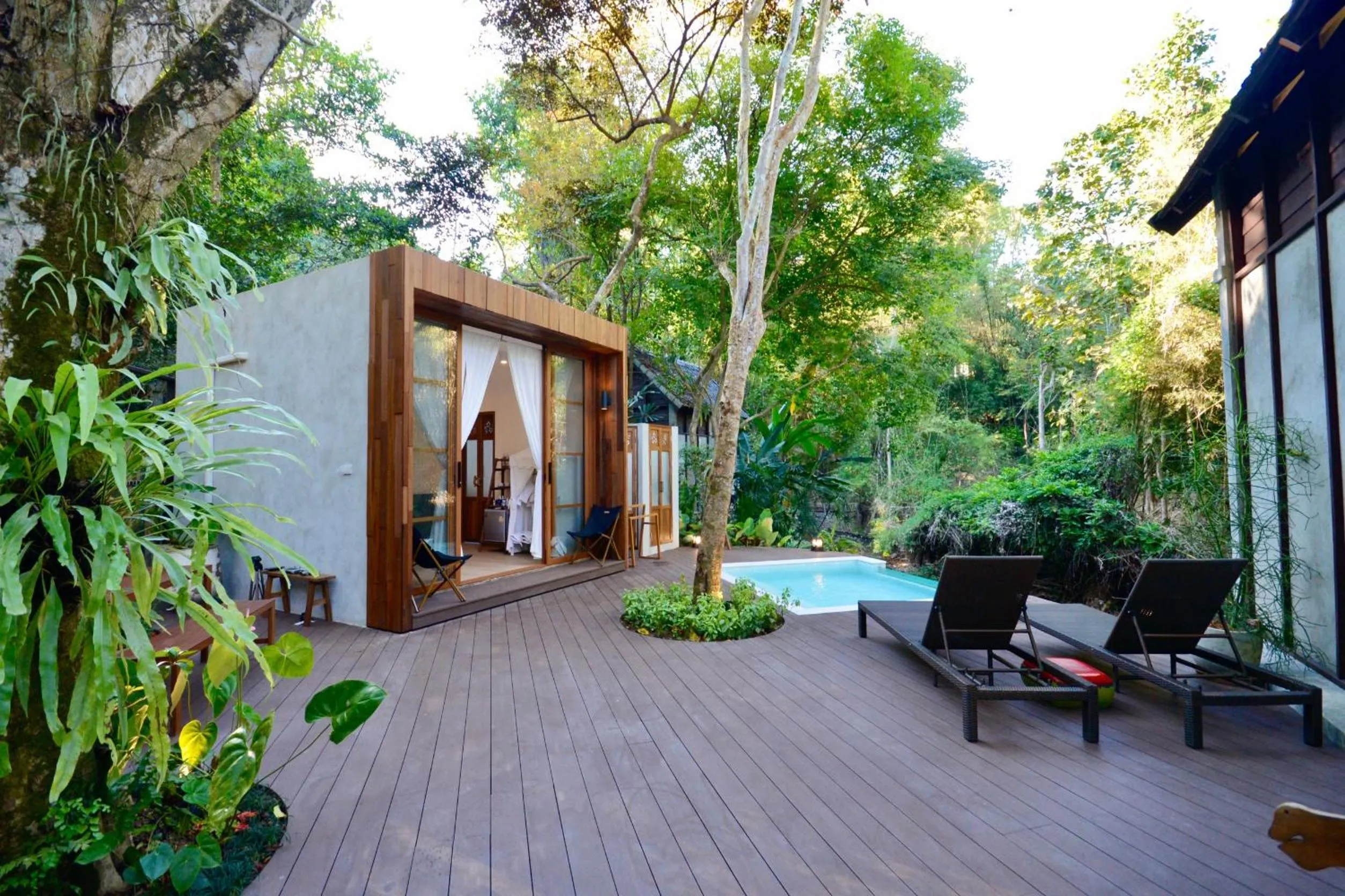 Natural landscape in Proud Phu Fah Maerim Resort