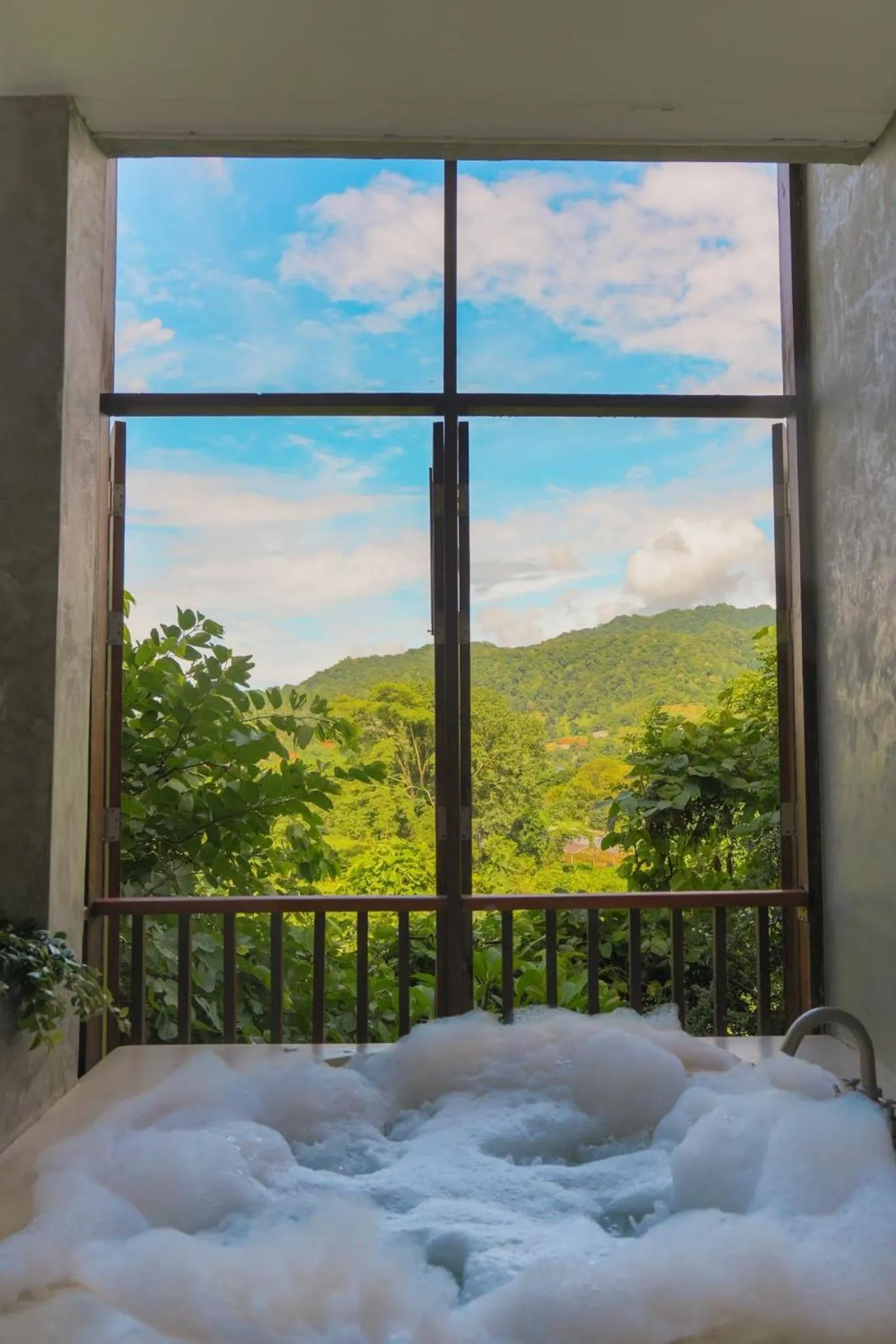 Natural landscape, Bed in Proud Phu Fah Maerim Resort