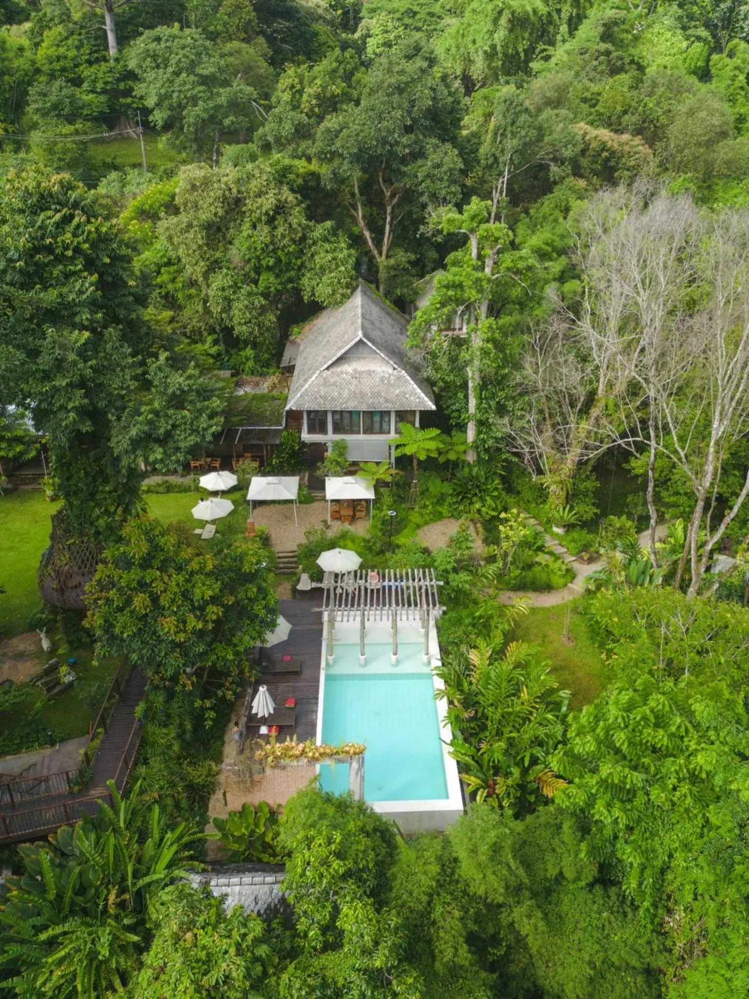 Swimming pool in Proud Phu Fah Maerim Resort
