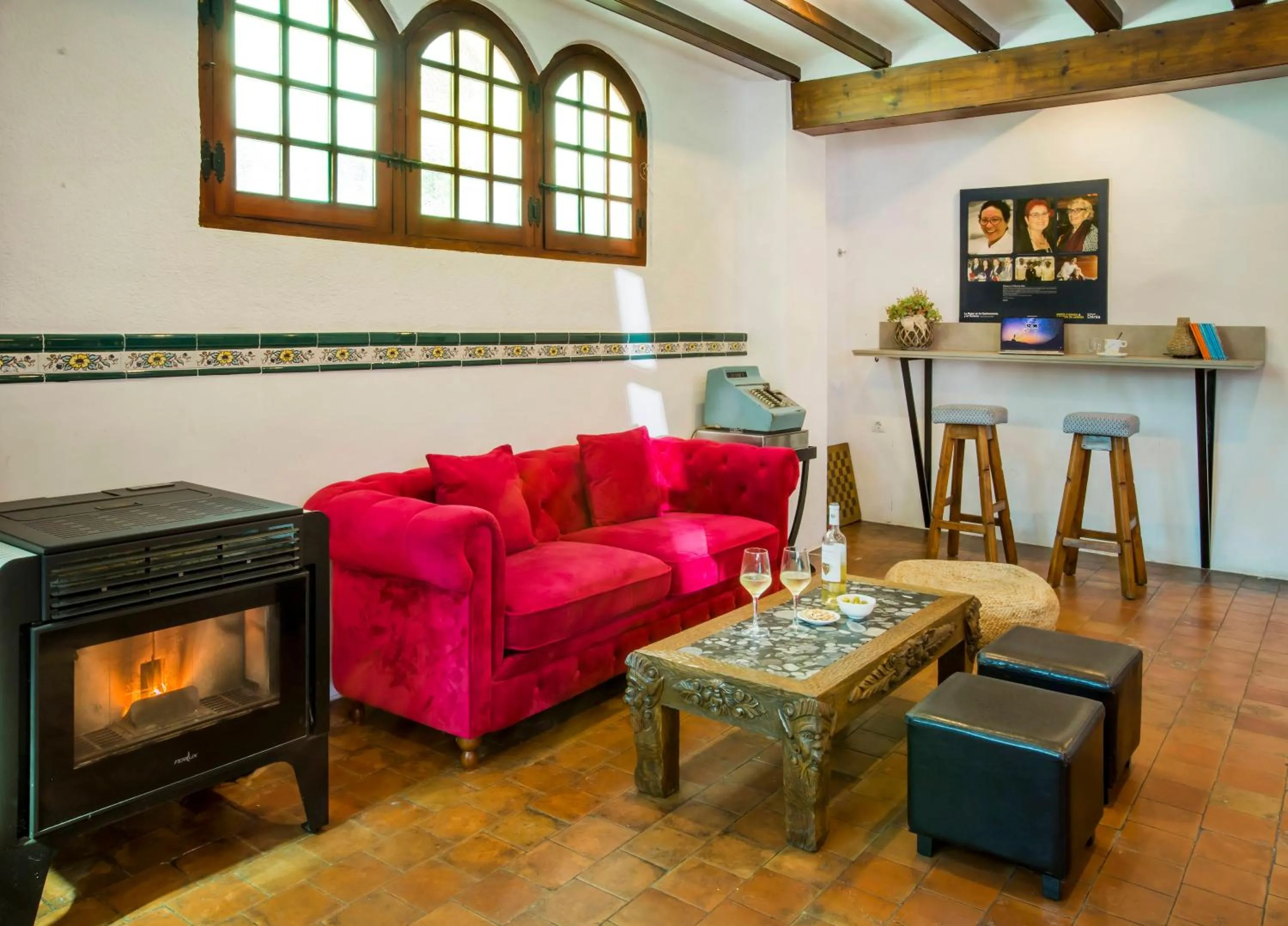 Living room in Hotel Ramis fundado en 1969