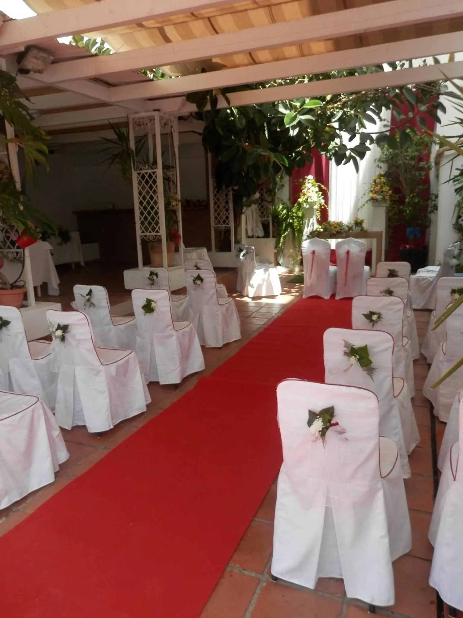 Patio in Hotel Ramis fundado en 1969