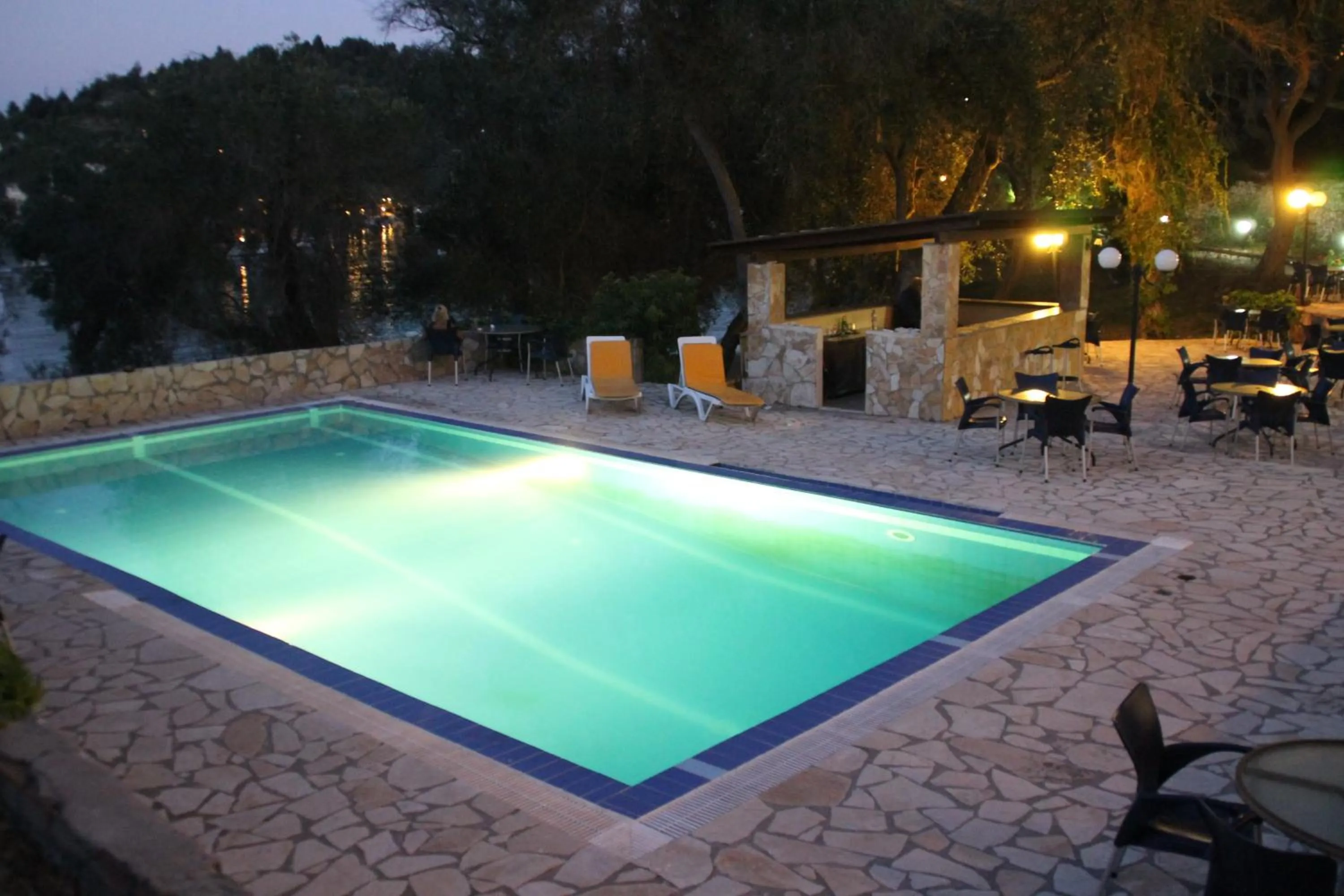 Swimming pool in Amfitriti Hotel & Studios
