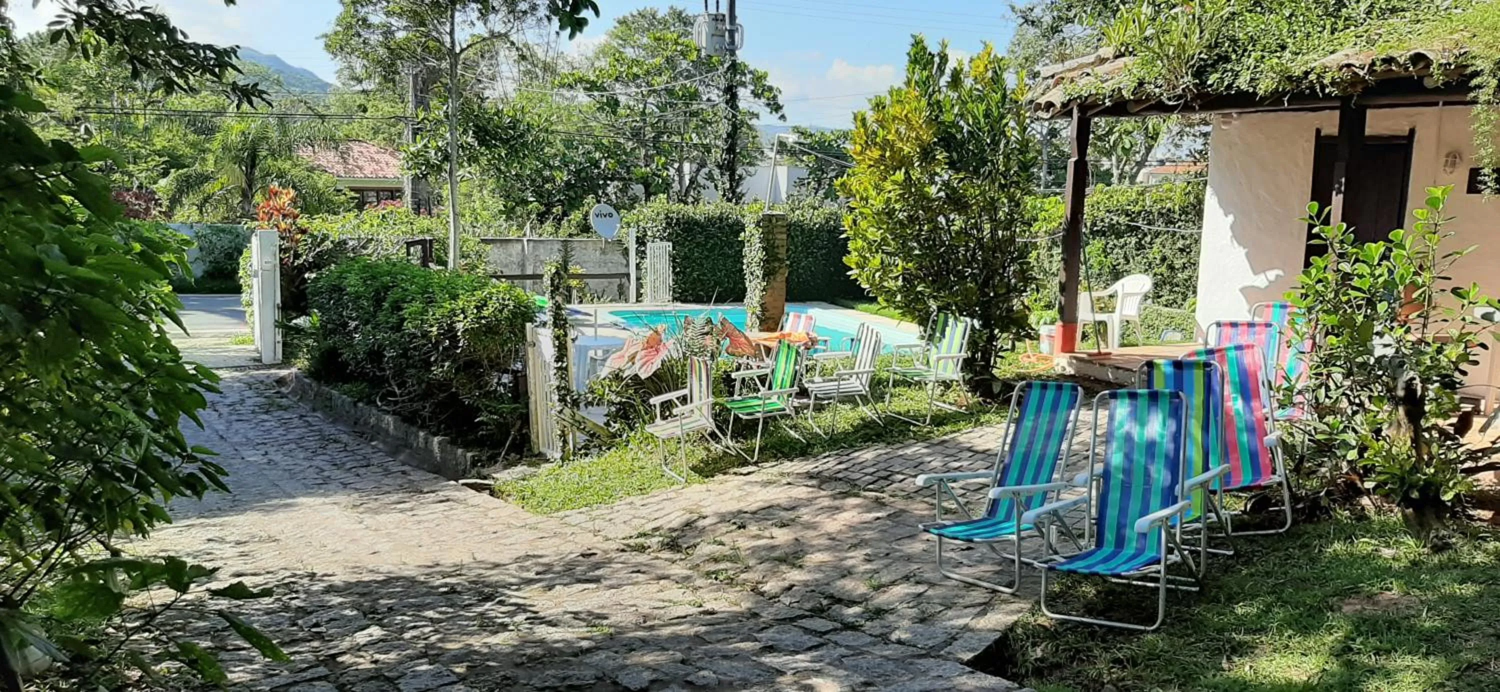 Patio in Pousada da Lagoinha