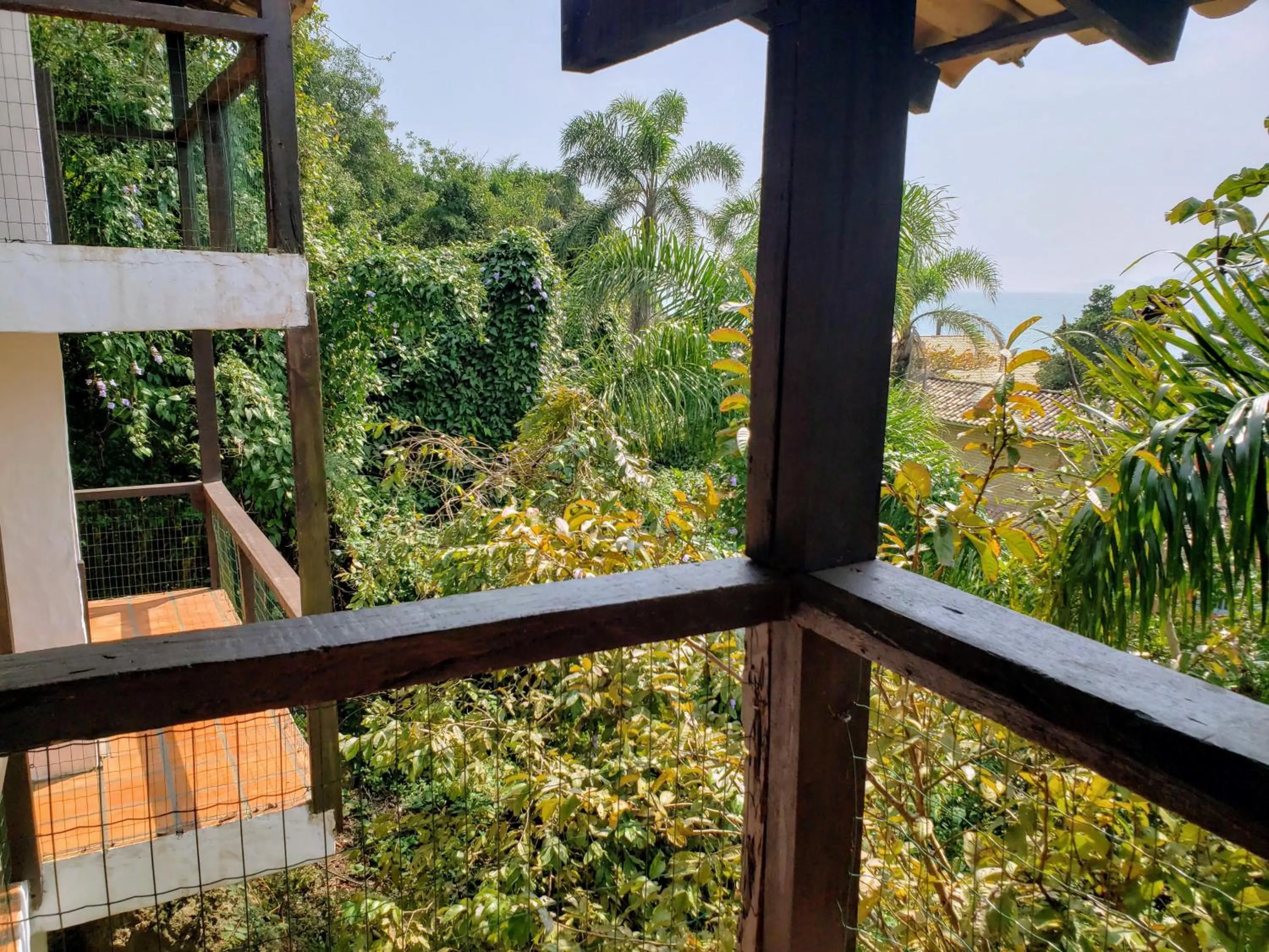Balcony/Terrace in Pousada da Lagoinha