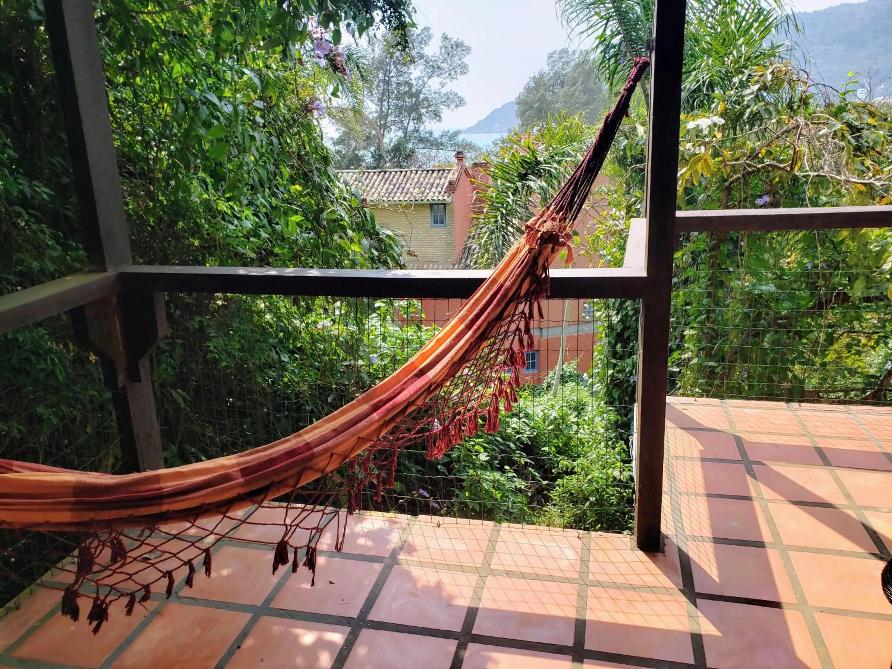 Balcony/Terrace in Pousada da Lagoinha