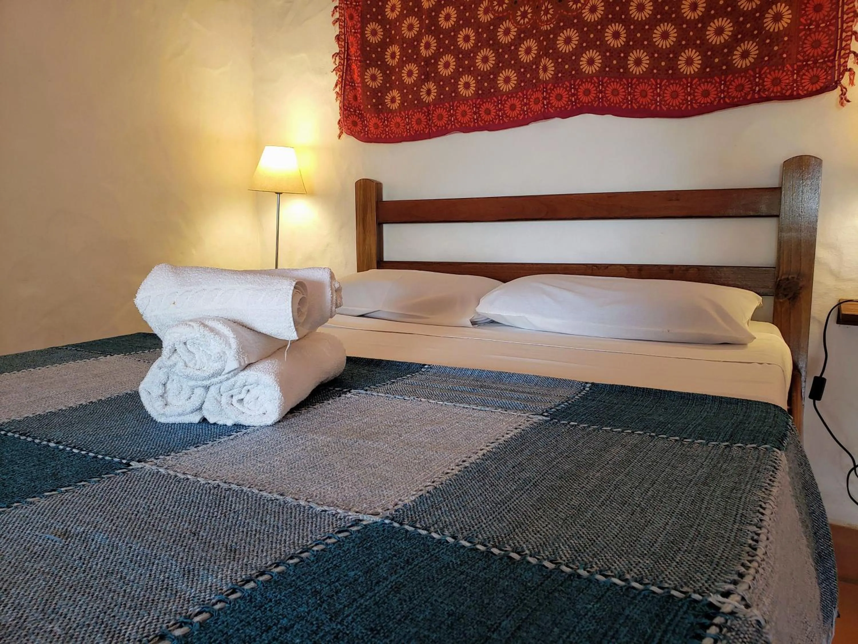 Bed in Pousada da Lagoinha