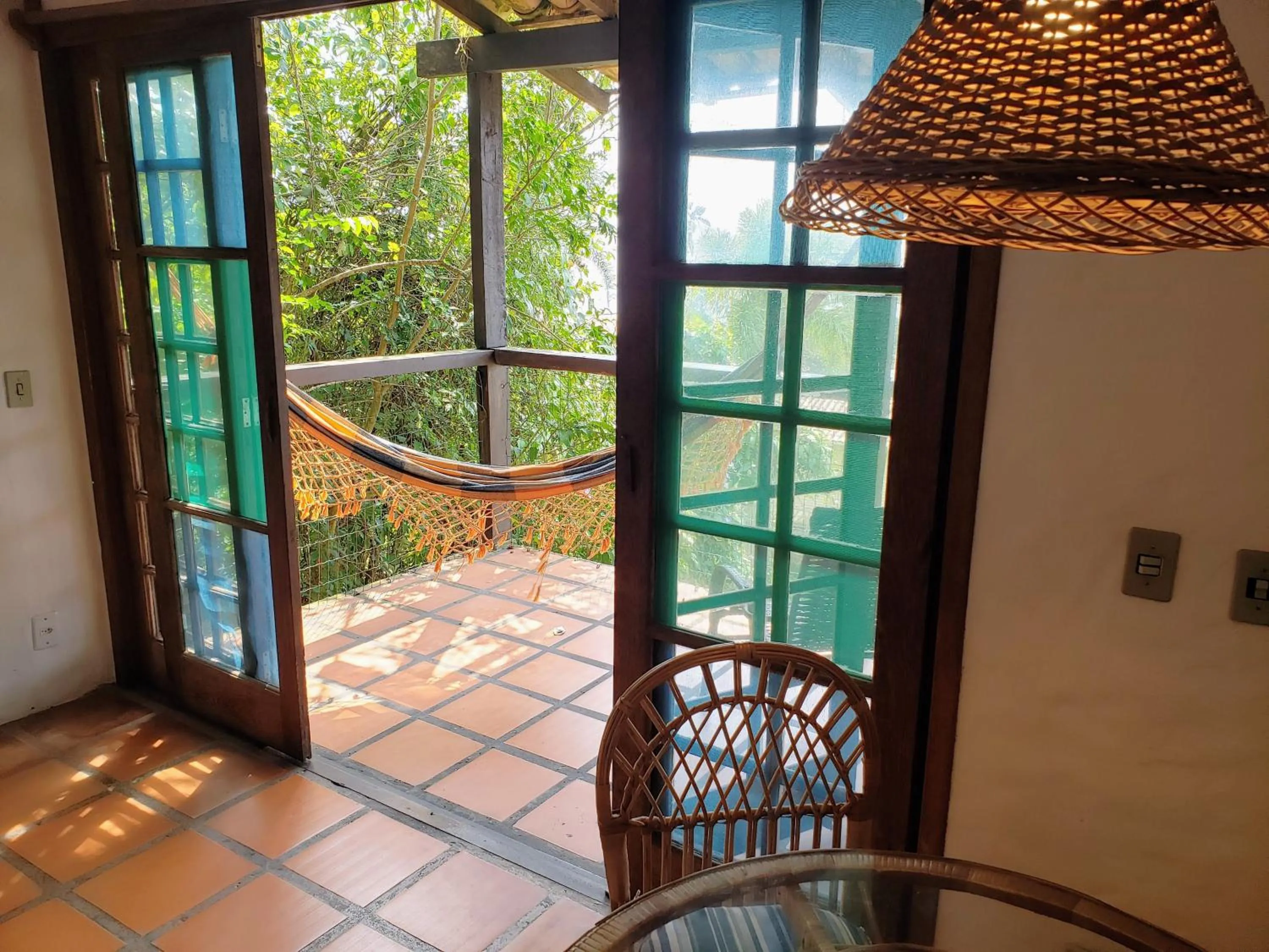 Balcony/Terrace in Pousada da Lagoinha