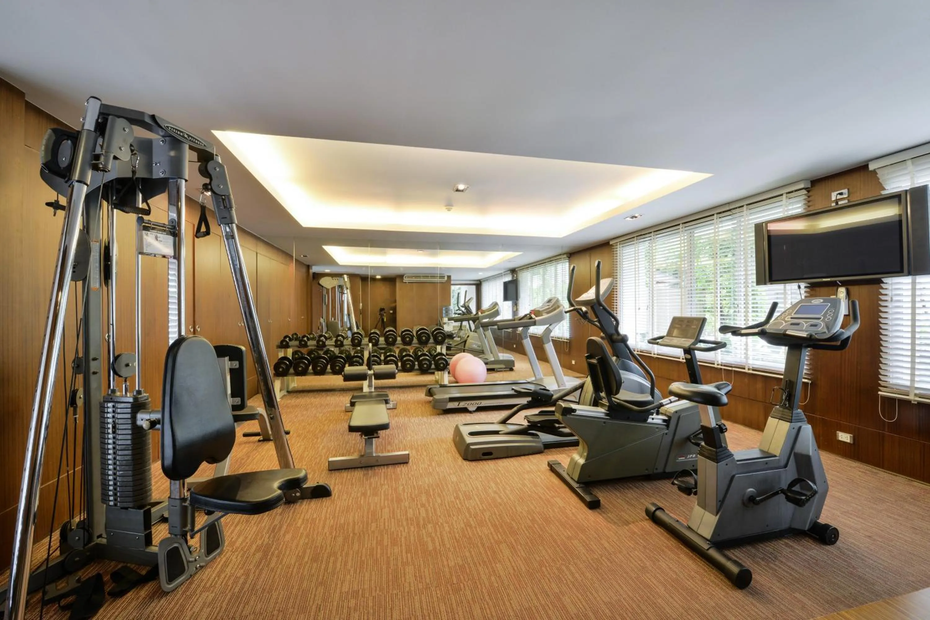 Fitness centre/facilities in The Park Nine Hotel Srinakarin
