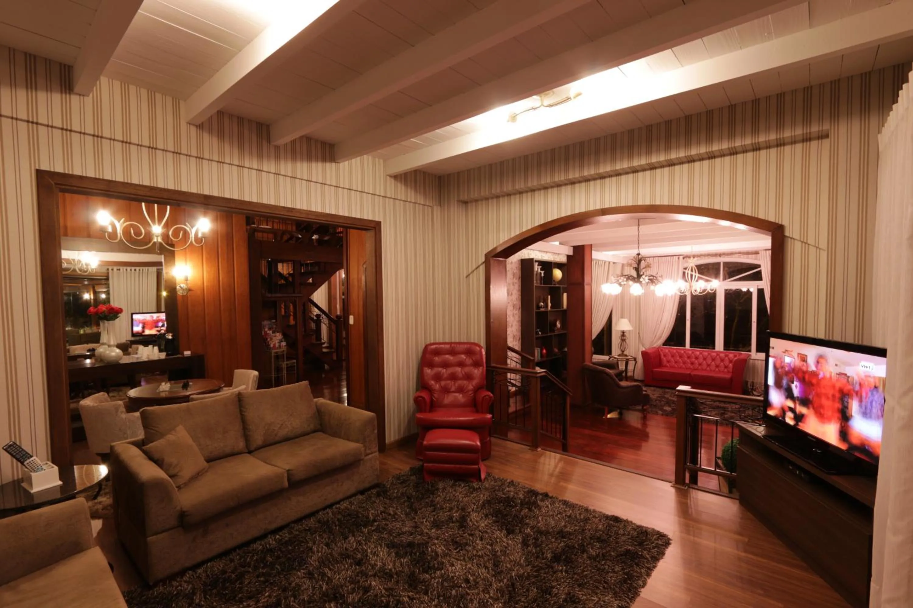 Living room in Pousada do Verde Gramado