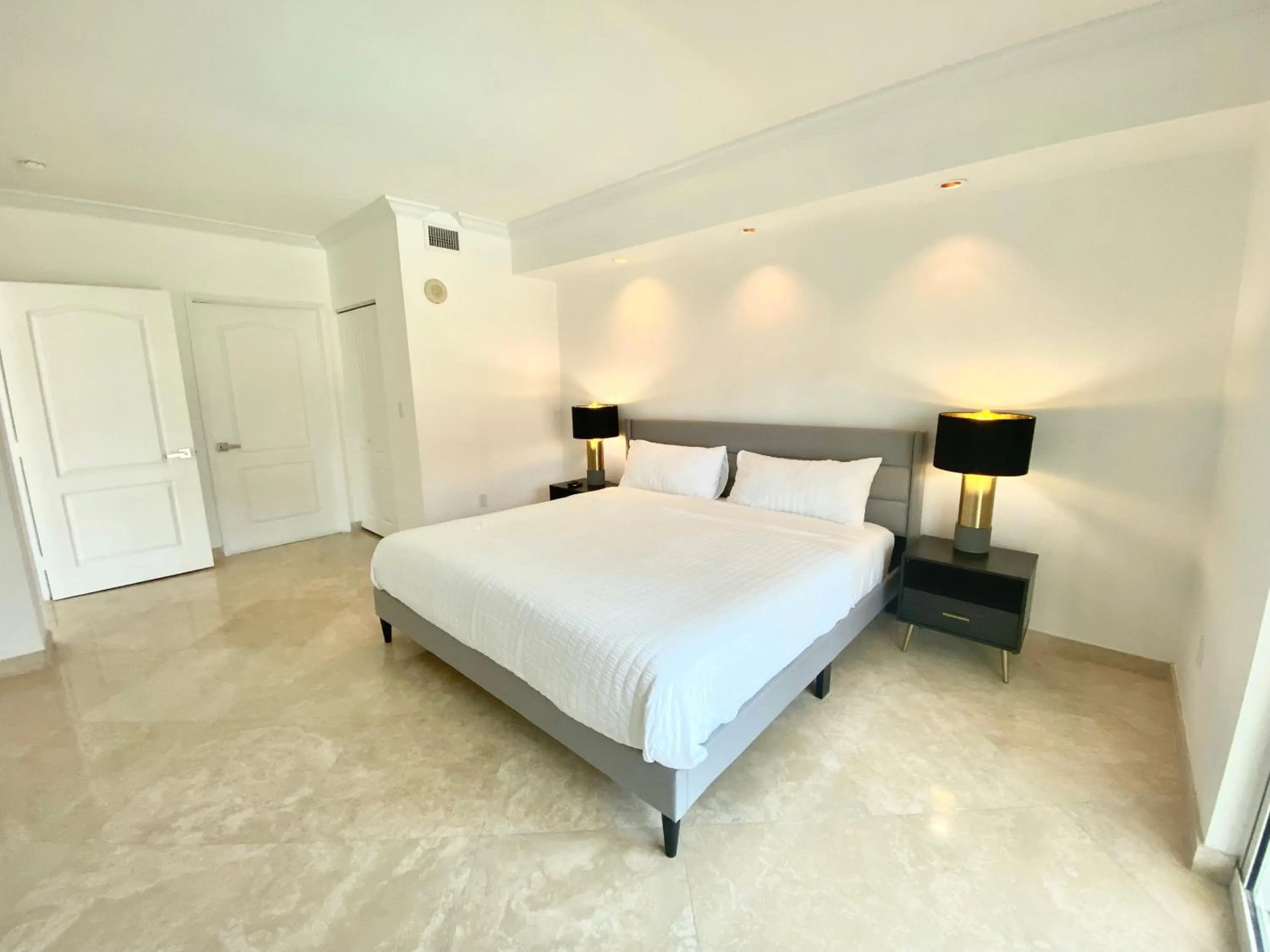 Bed in The King David Condos