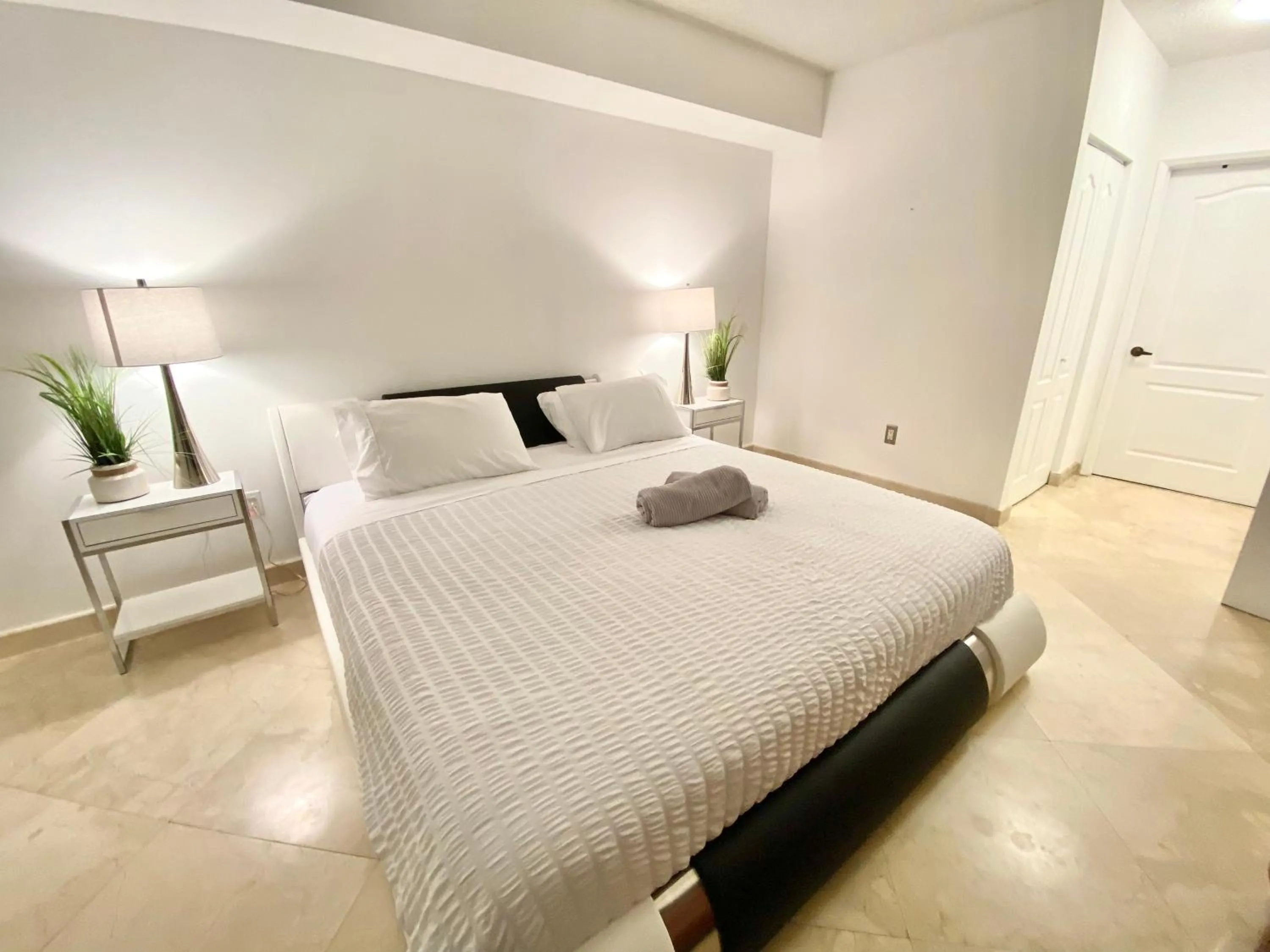 Bed in The King David Condos