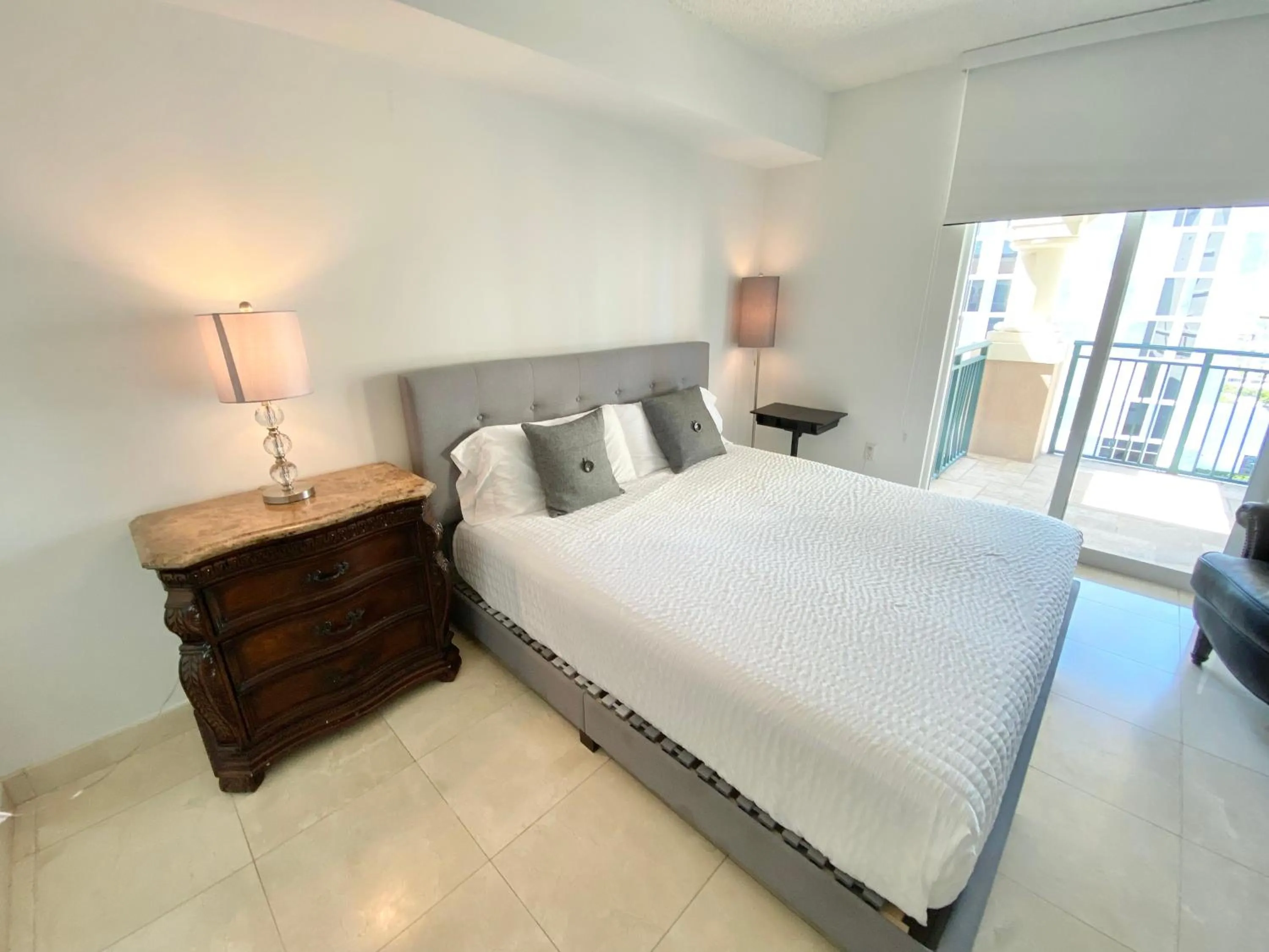 Bed in The King David Condos