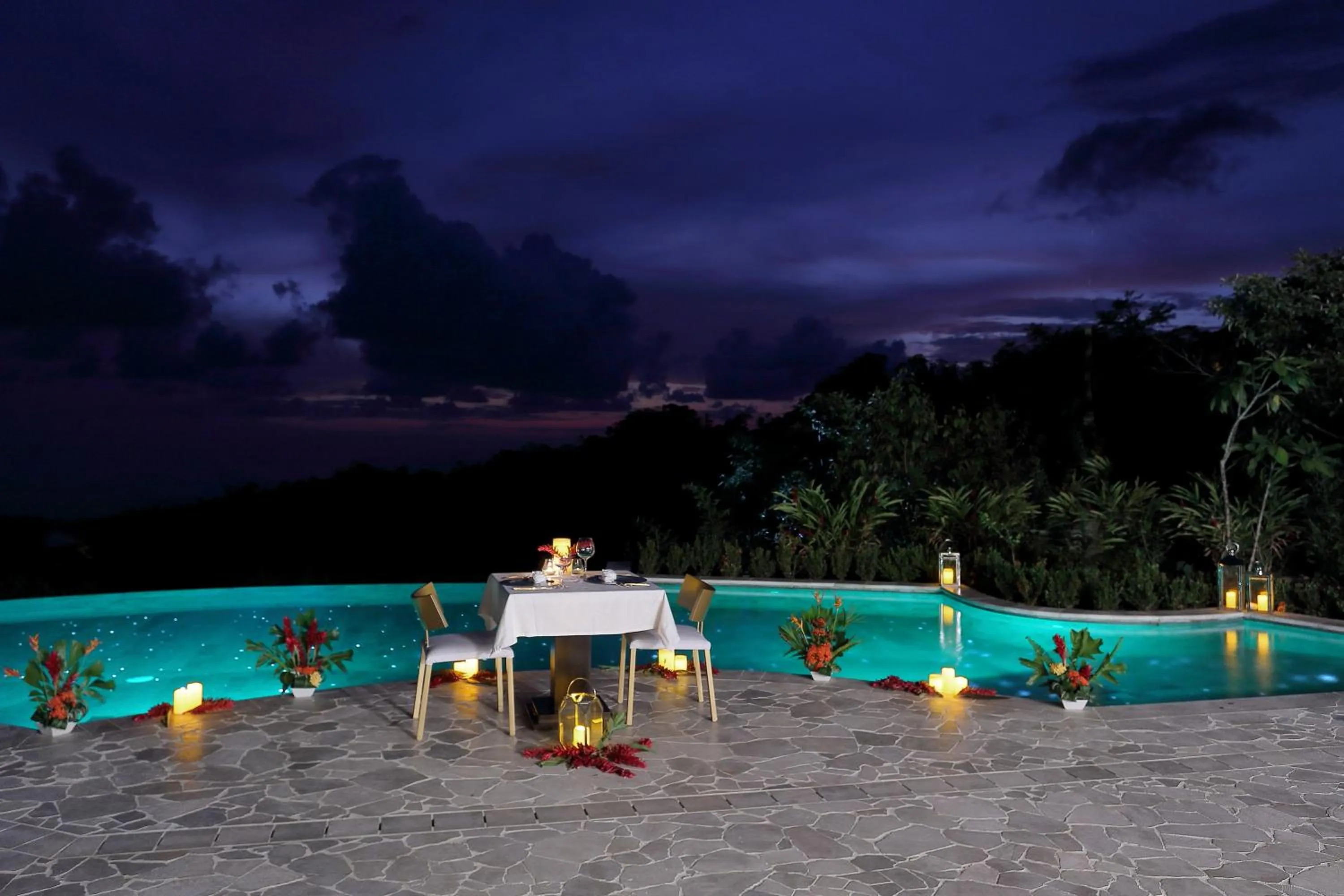 Patio in Golden Pineapple Villas-Adults Only