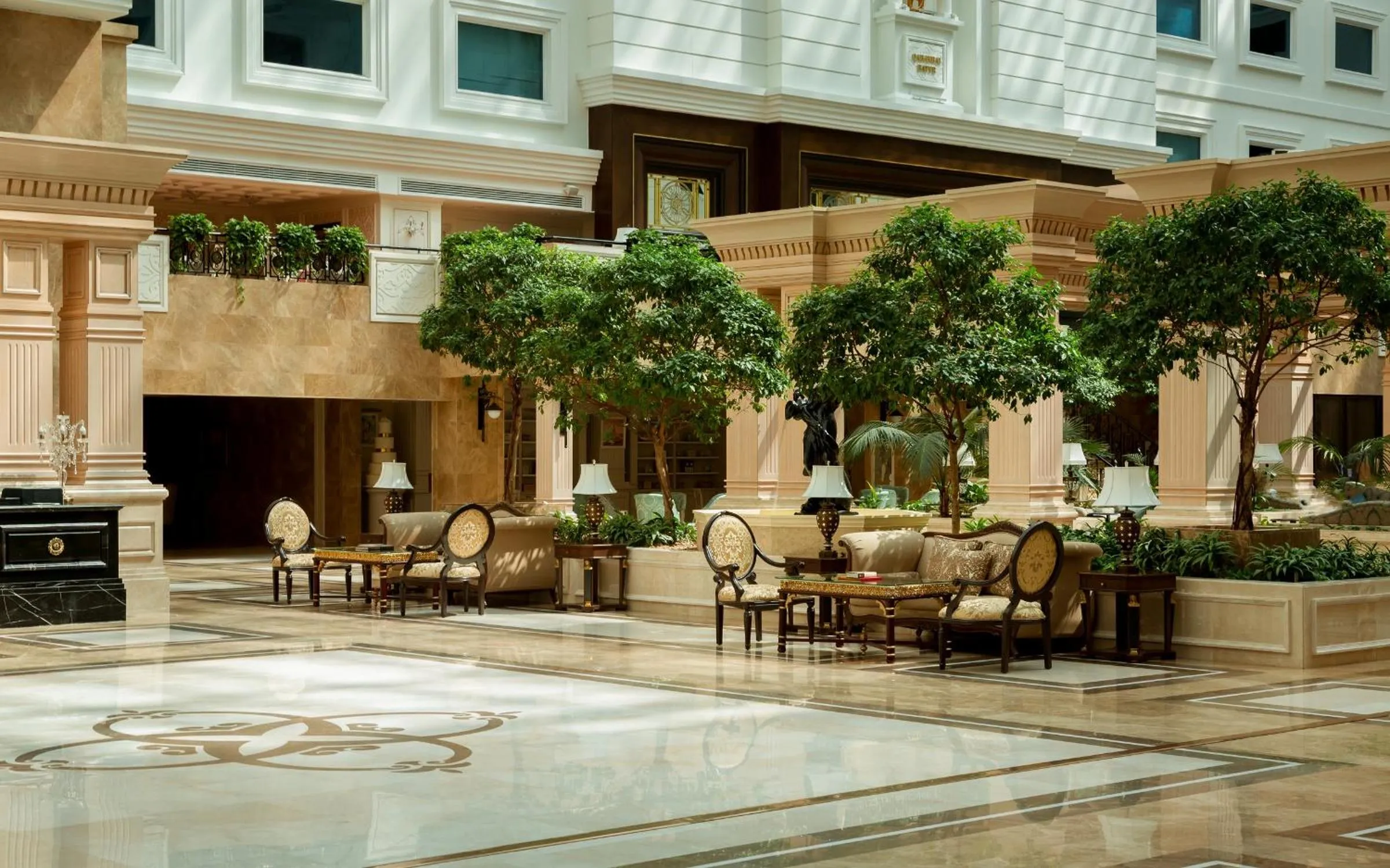 Lobby or reception in Rixos Almaty