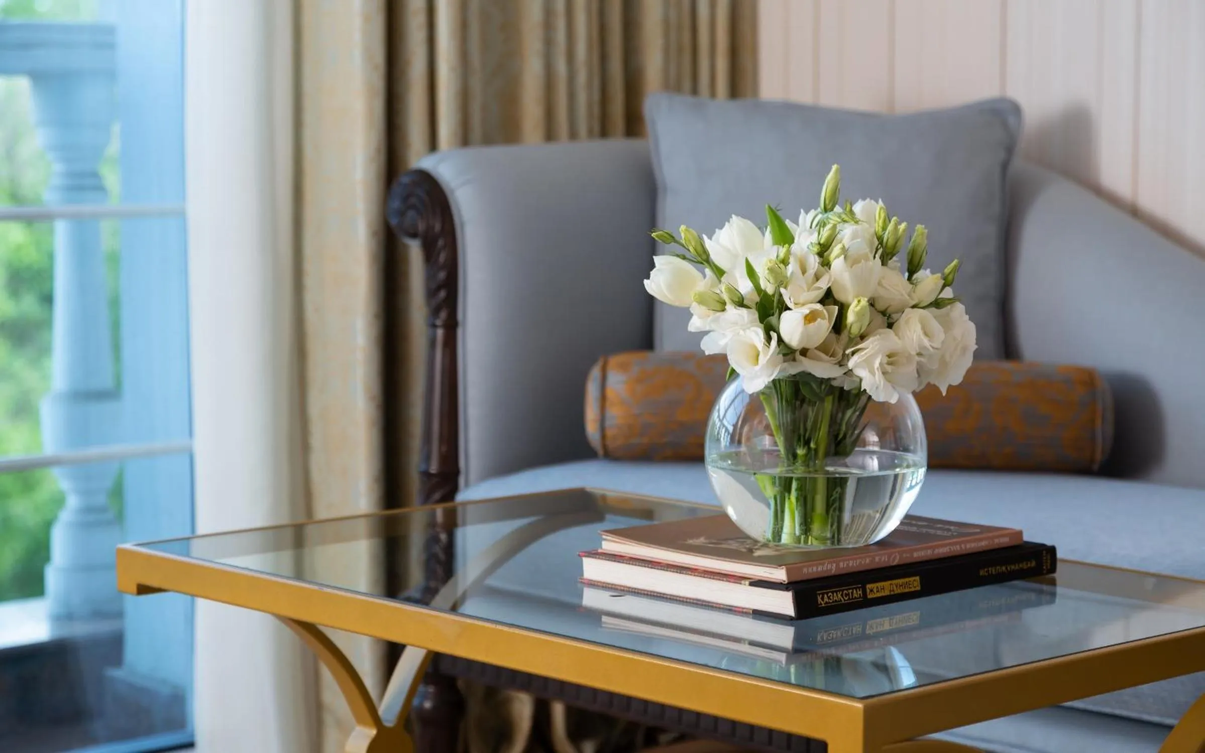 Seating area in Rixos Almaty