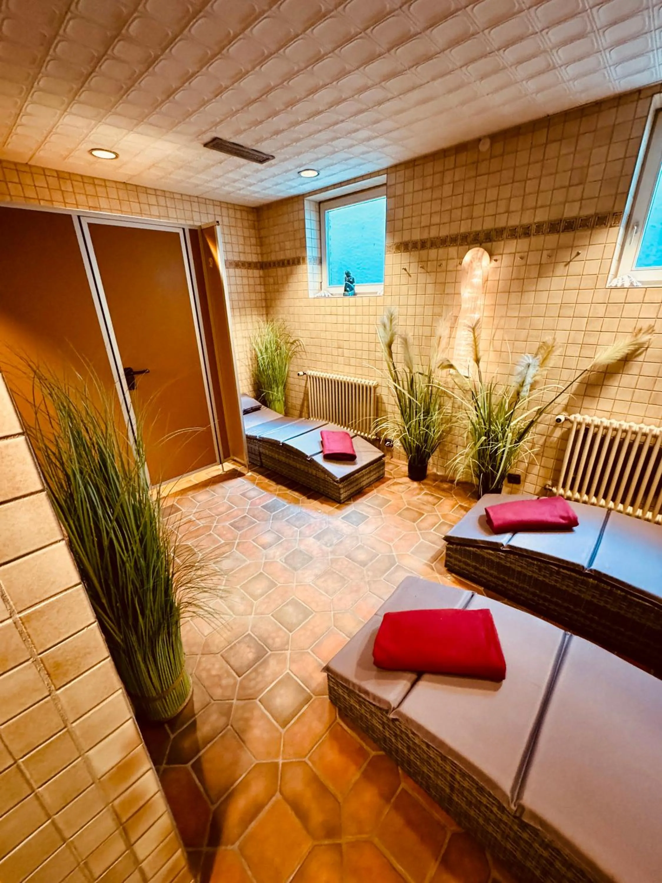 Sauna, Bed in Hotel Restaurant Adler Stube