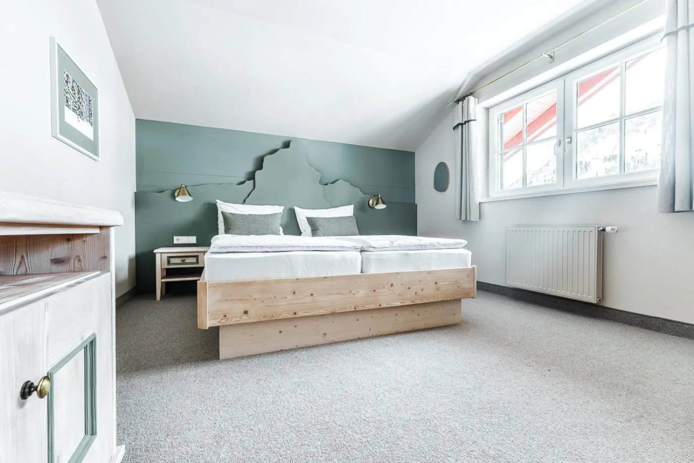 Photo of the whole room, Bed in Apparthotel Sankt Georg