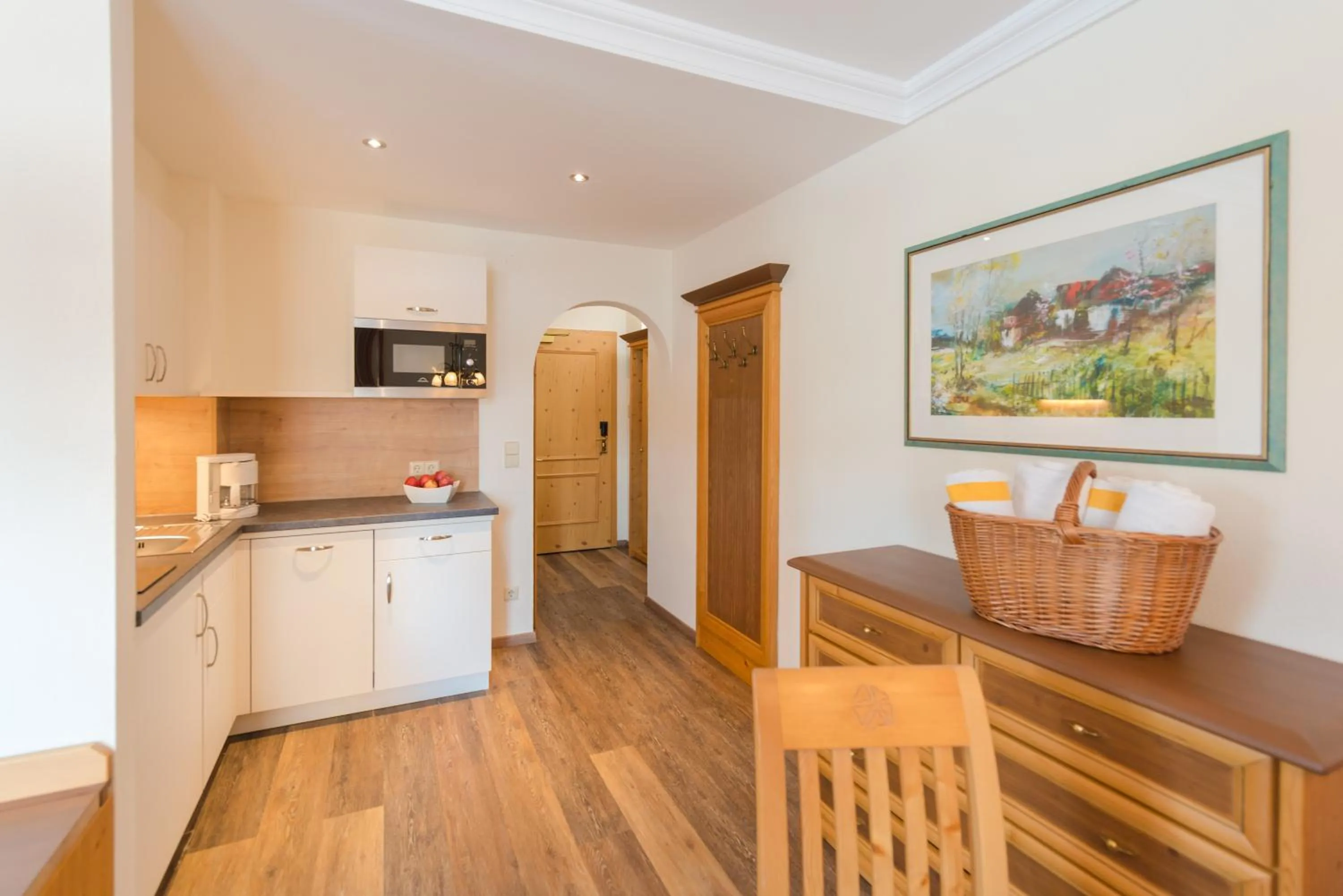 Kitchen or kitchenette in Landhaus St. Georg