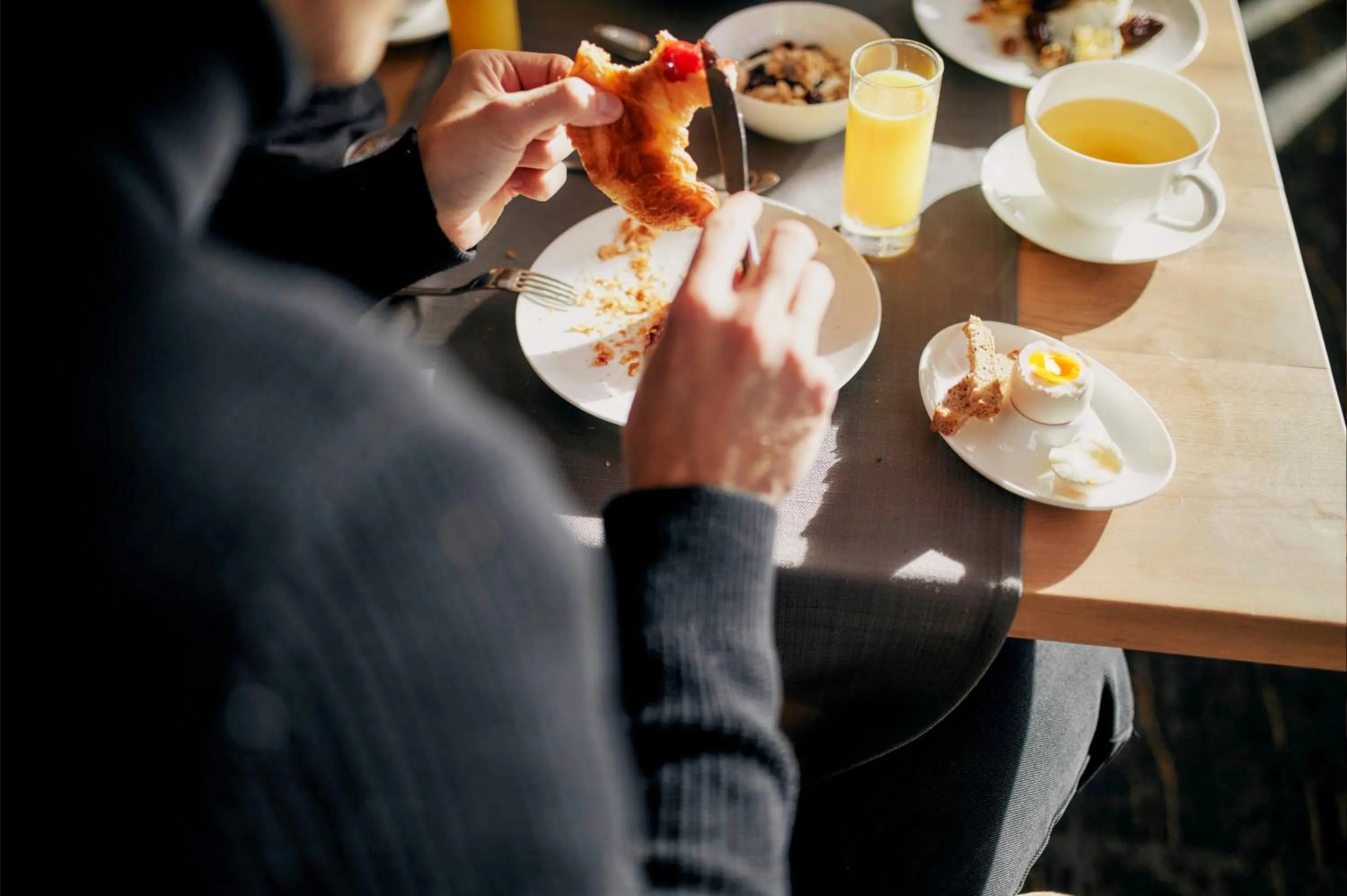 Buffet breakfast in Apparthotel Sankt Georg