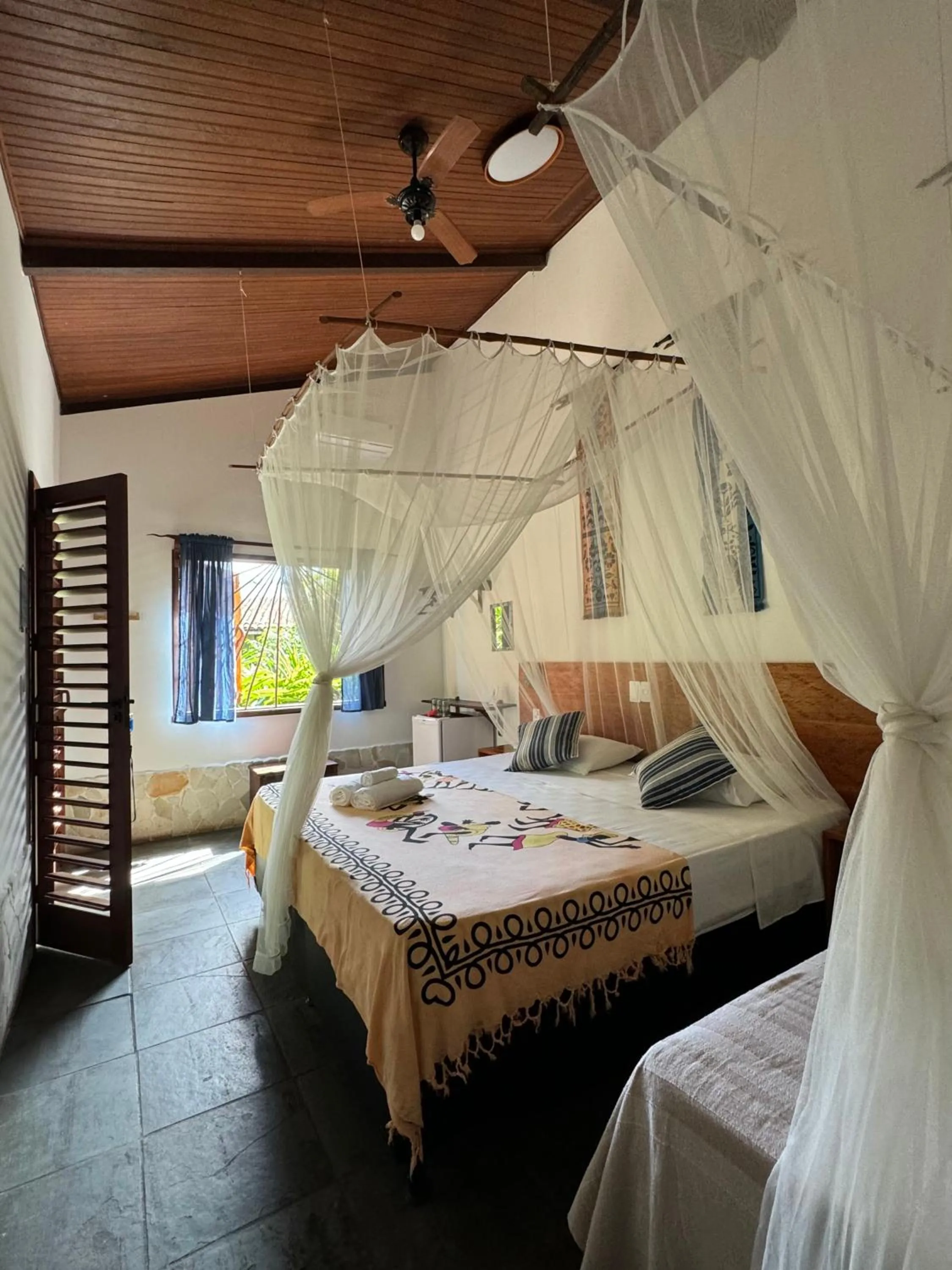 Photo of the whole room, Bed in Pousada Horizonte Azul