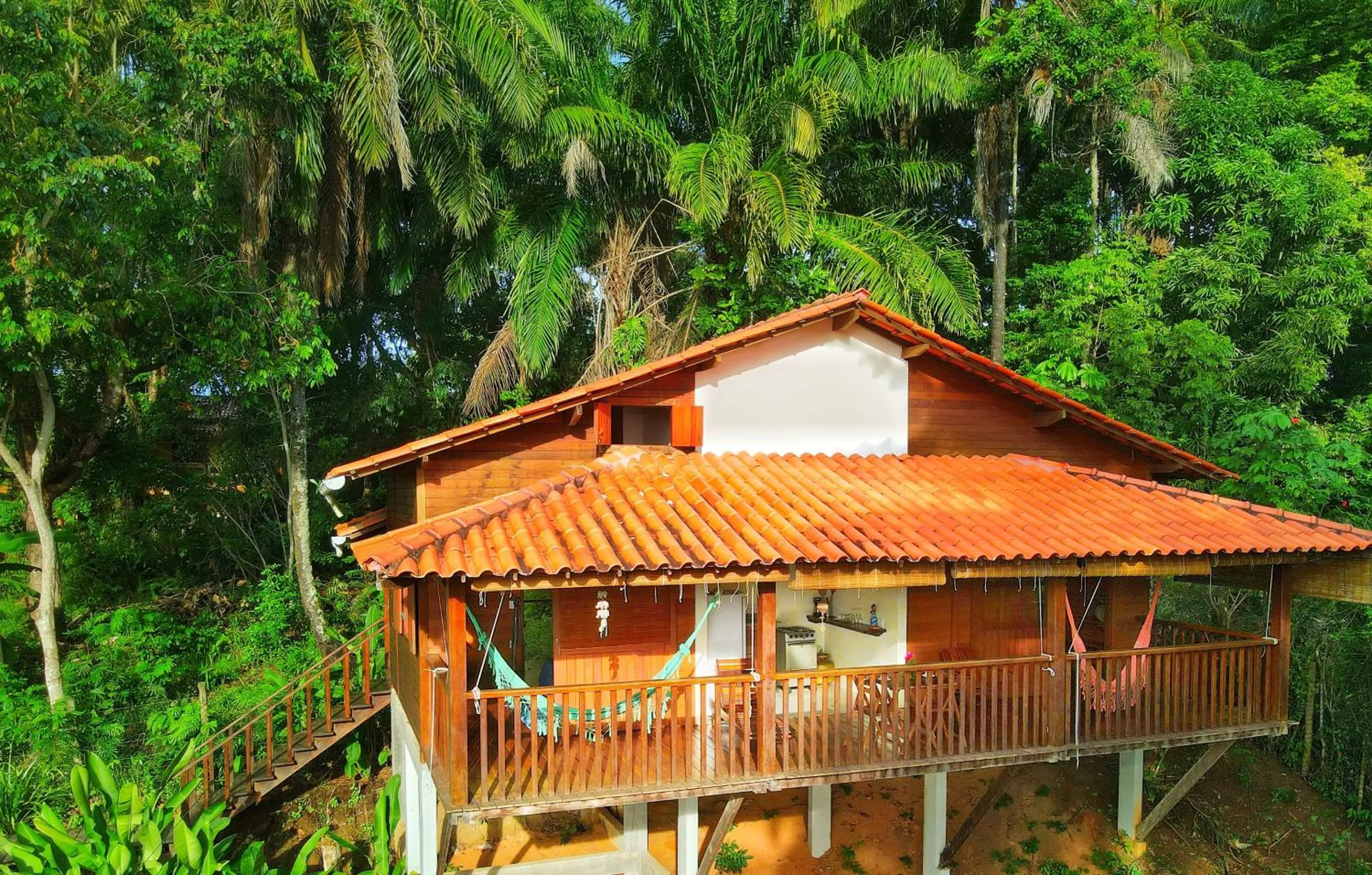 Bird's eye view in Pousada Horizonte Azul