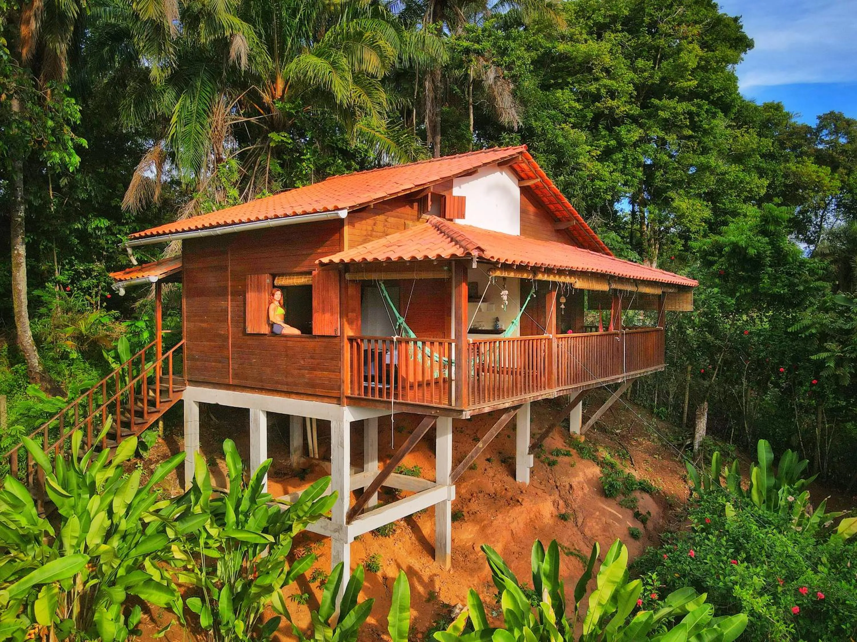 Bird's eye view in Pousada Horizonte Azul
