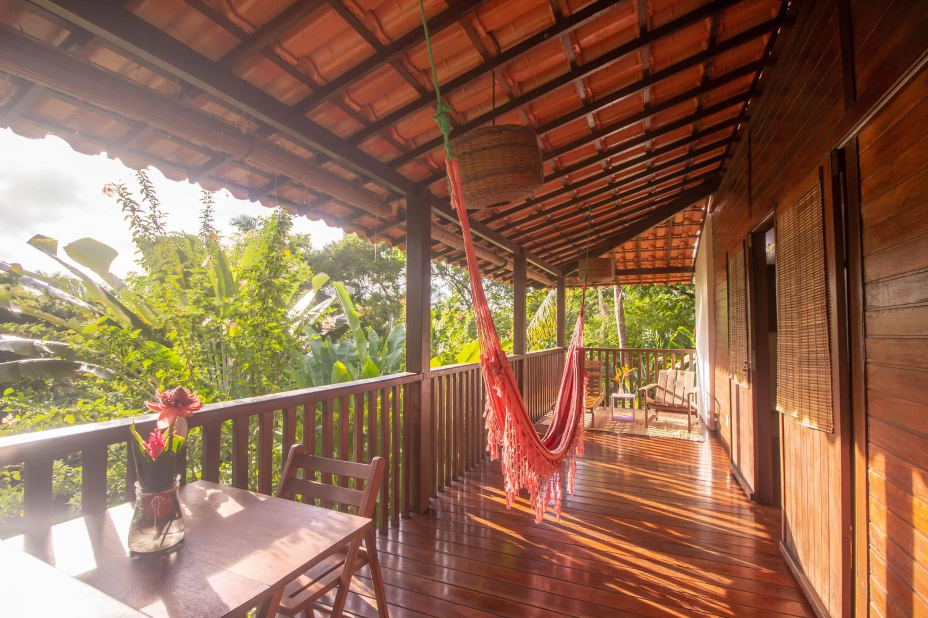Balcony/Terrace in Pousada Horizonte Azul