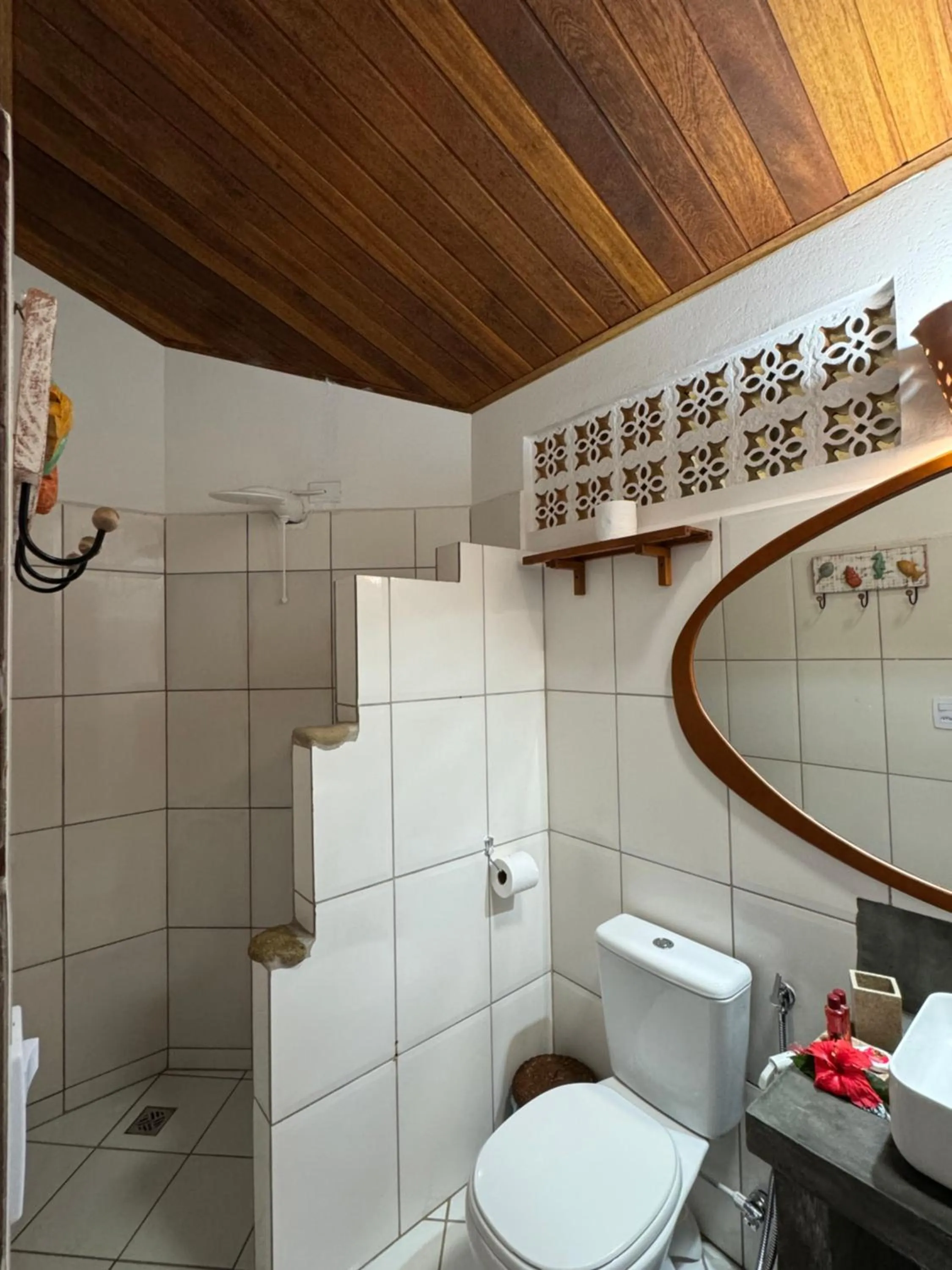 Bathroom in Pousada Horizonte Azul