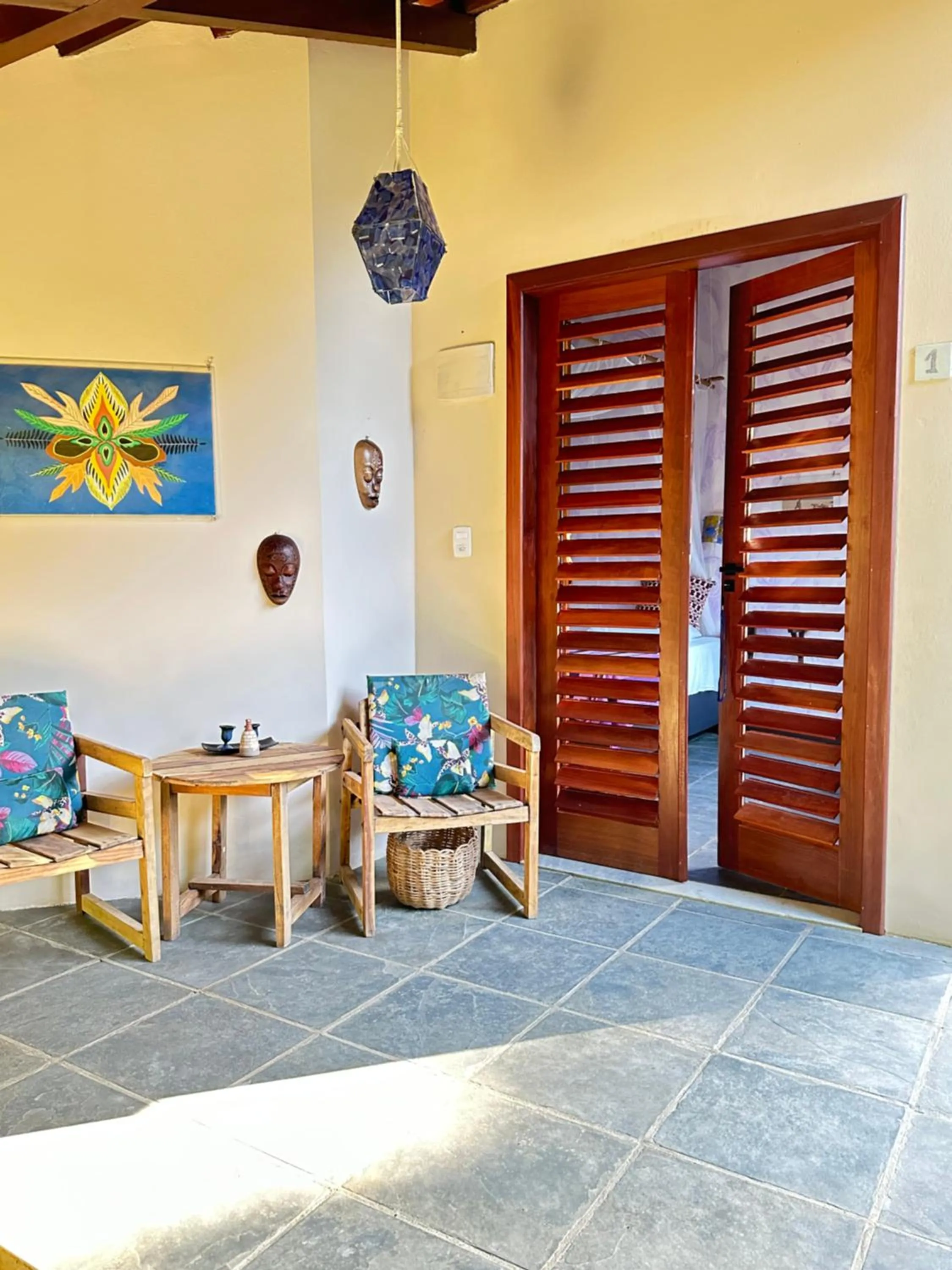 Balcony/Terrace in Pousada Horizonte Azul