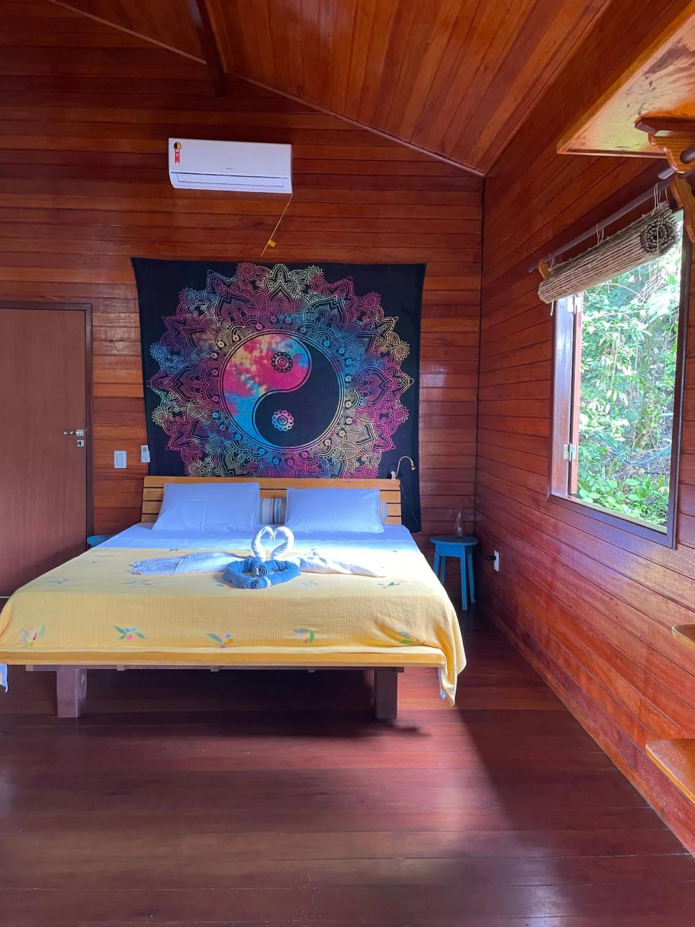 Bed in Pousada Horizonte Azul