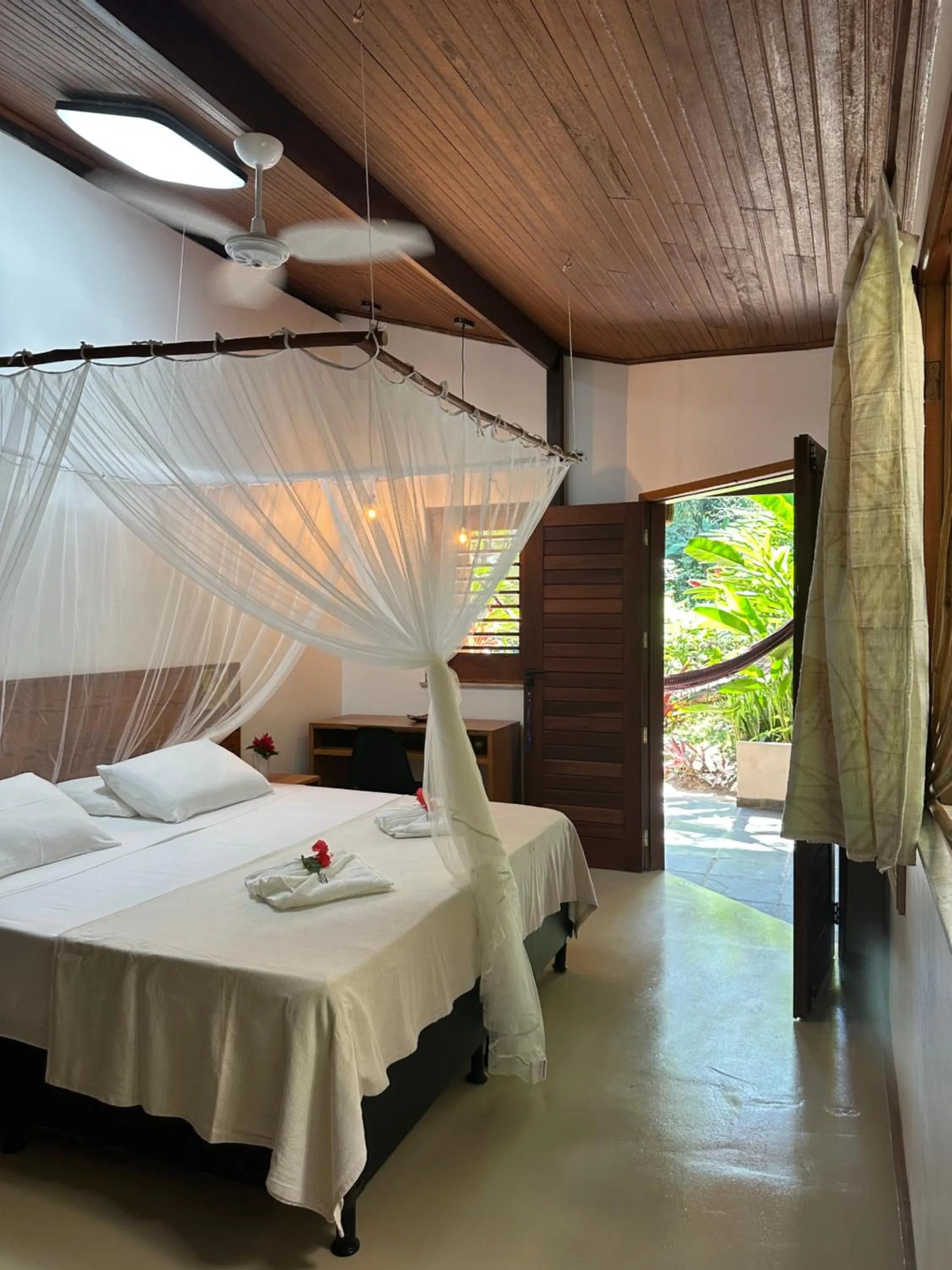 Photo of the whole room, Bed in Pousada Horizonte Azul