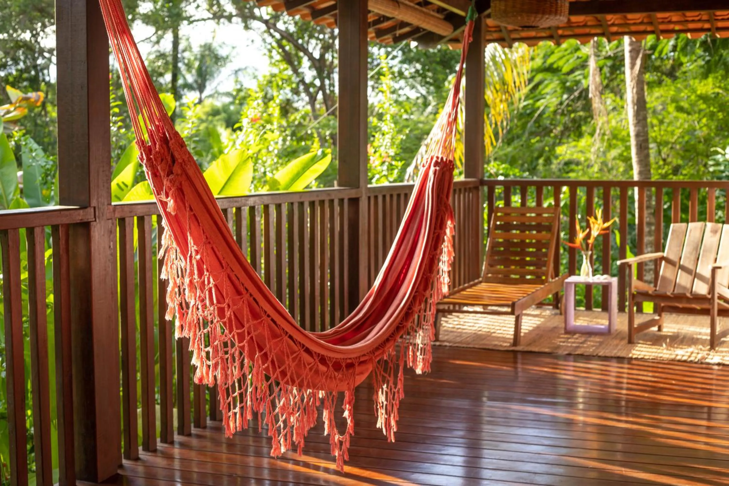 Balcony/Terrace in Pousada Horizonte Azul
