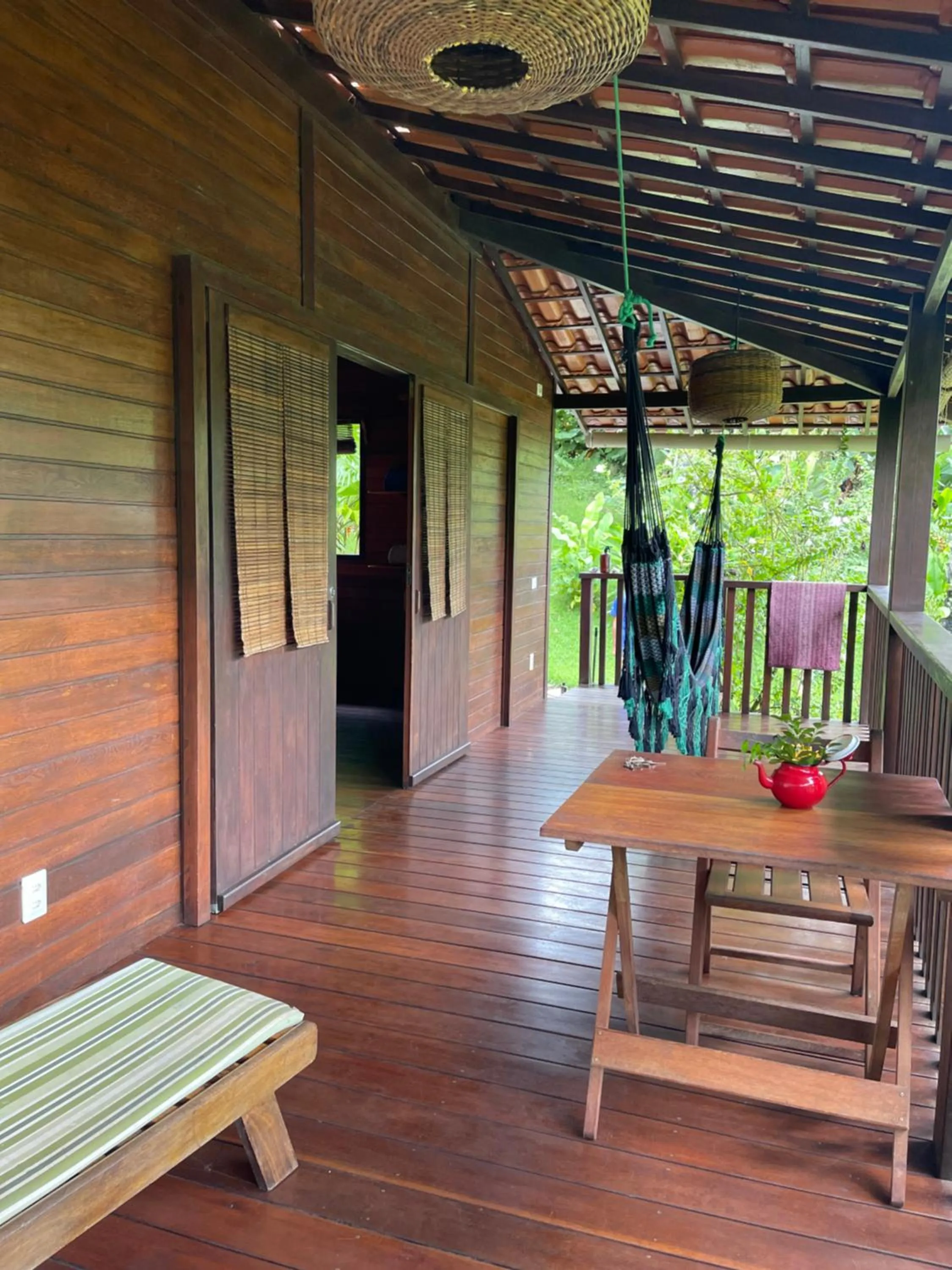 Patio in Pousada Horizonte Azul