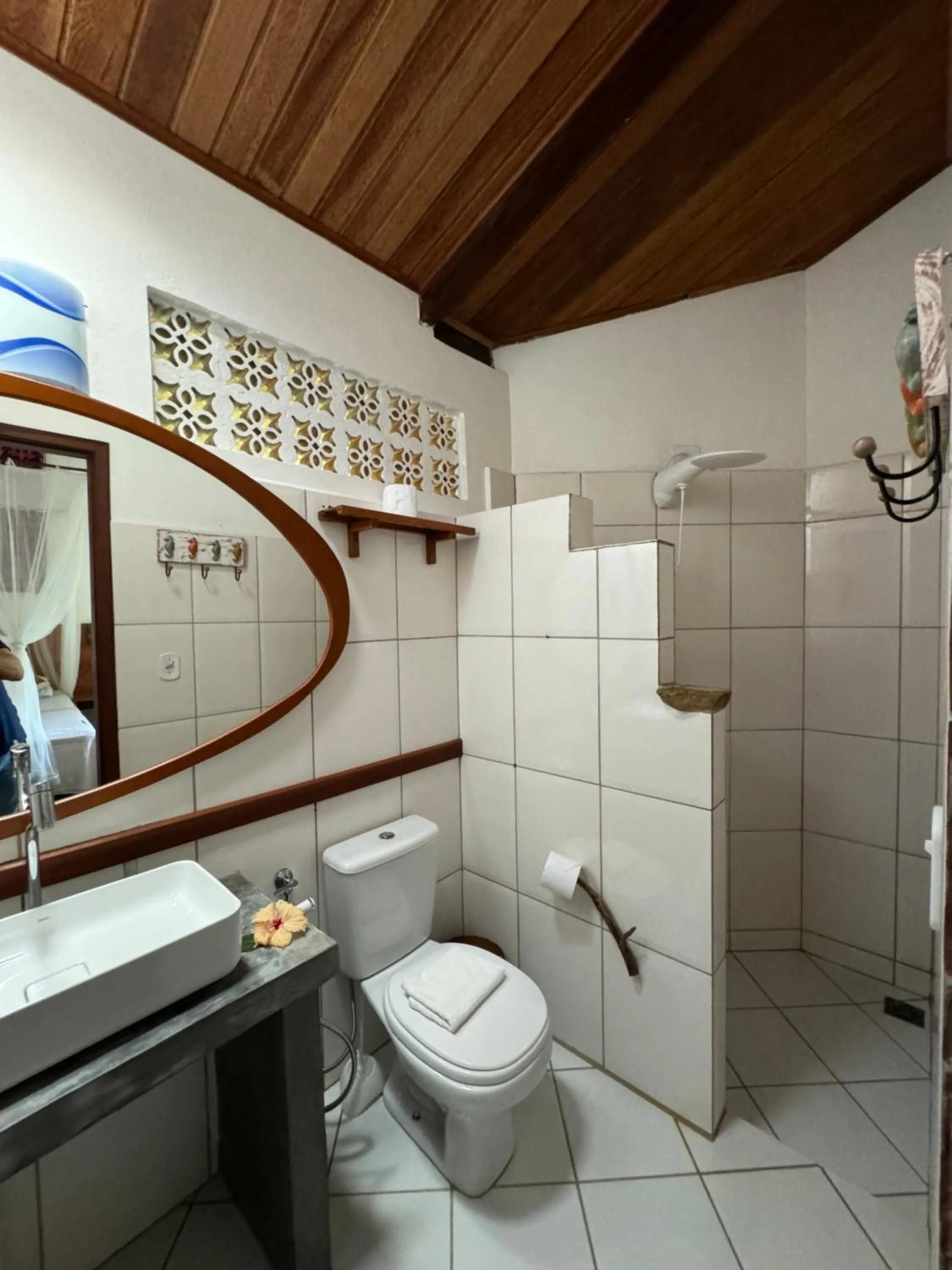 Bathroom in Pousada Horizonte Azul