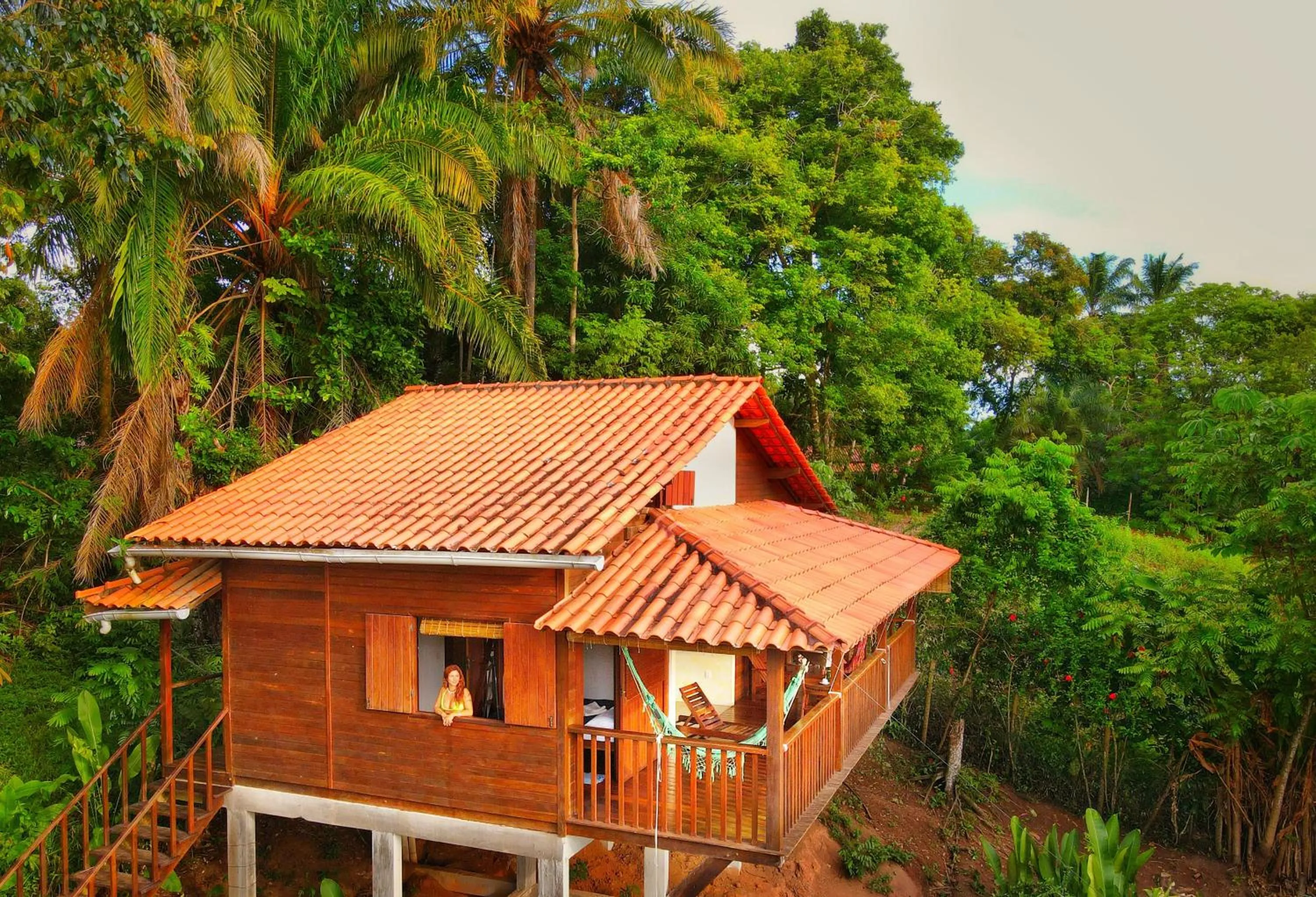 Bird's eye view in Pousada Horizonte Azul