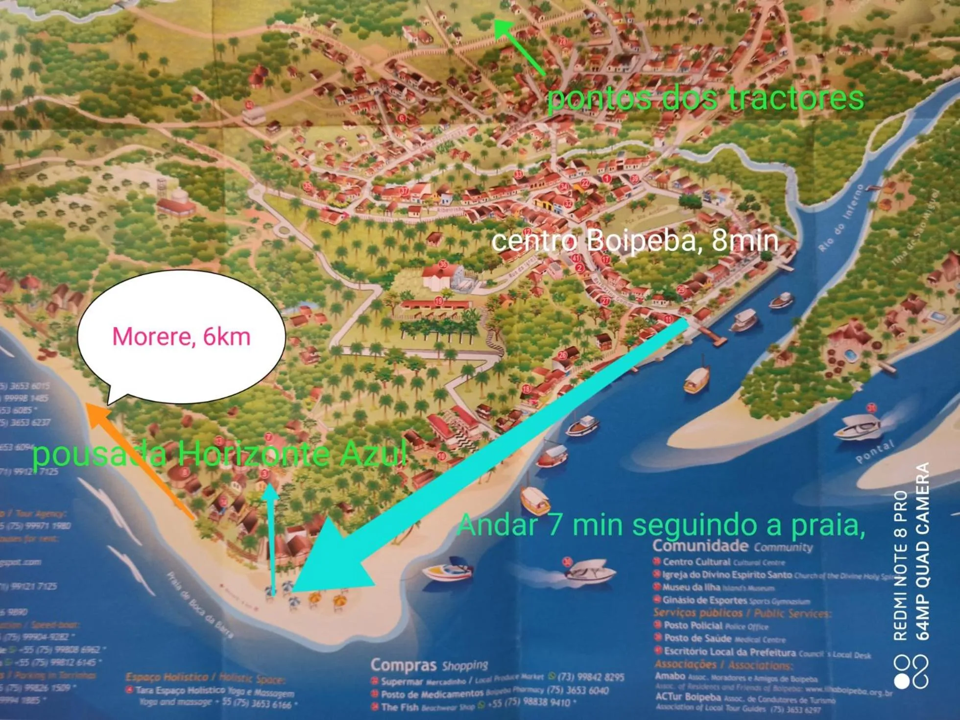 On site in Pousada Horizonte Azul