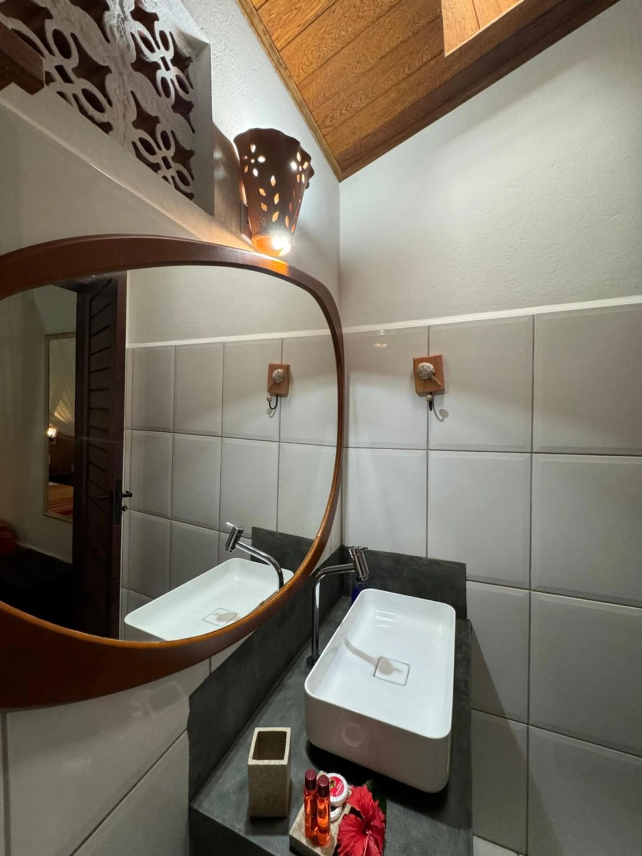 Bathroom in Pousada Horizonte Azul