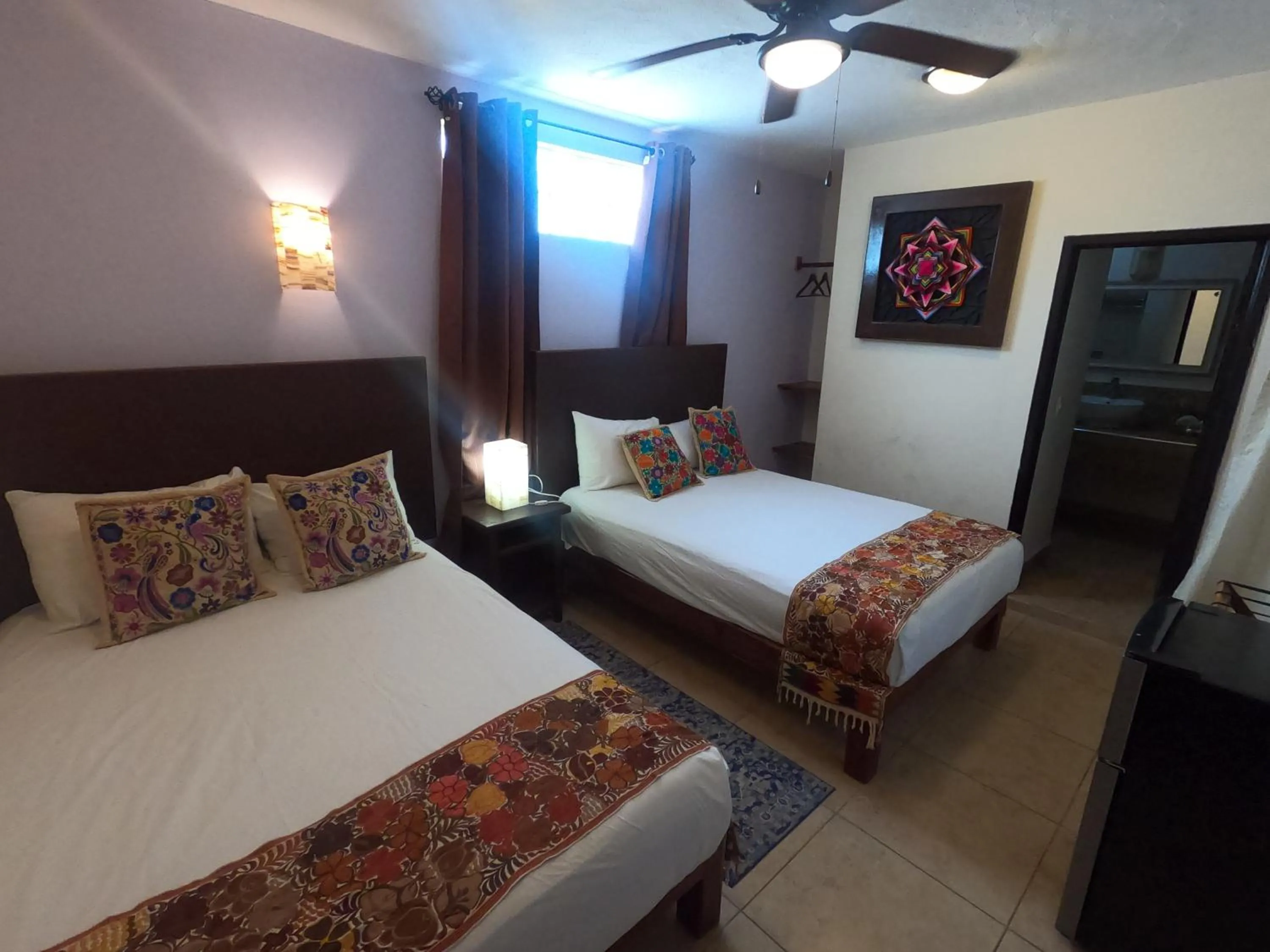 Bedroom, Bed in Hotel Balché