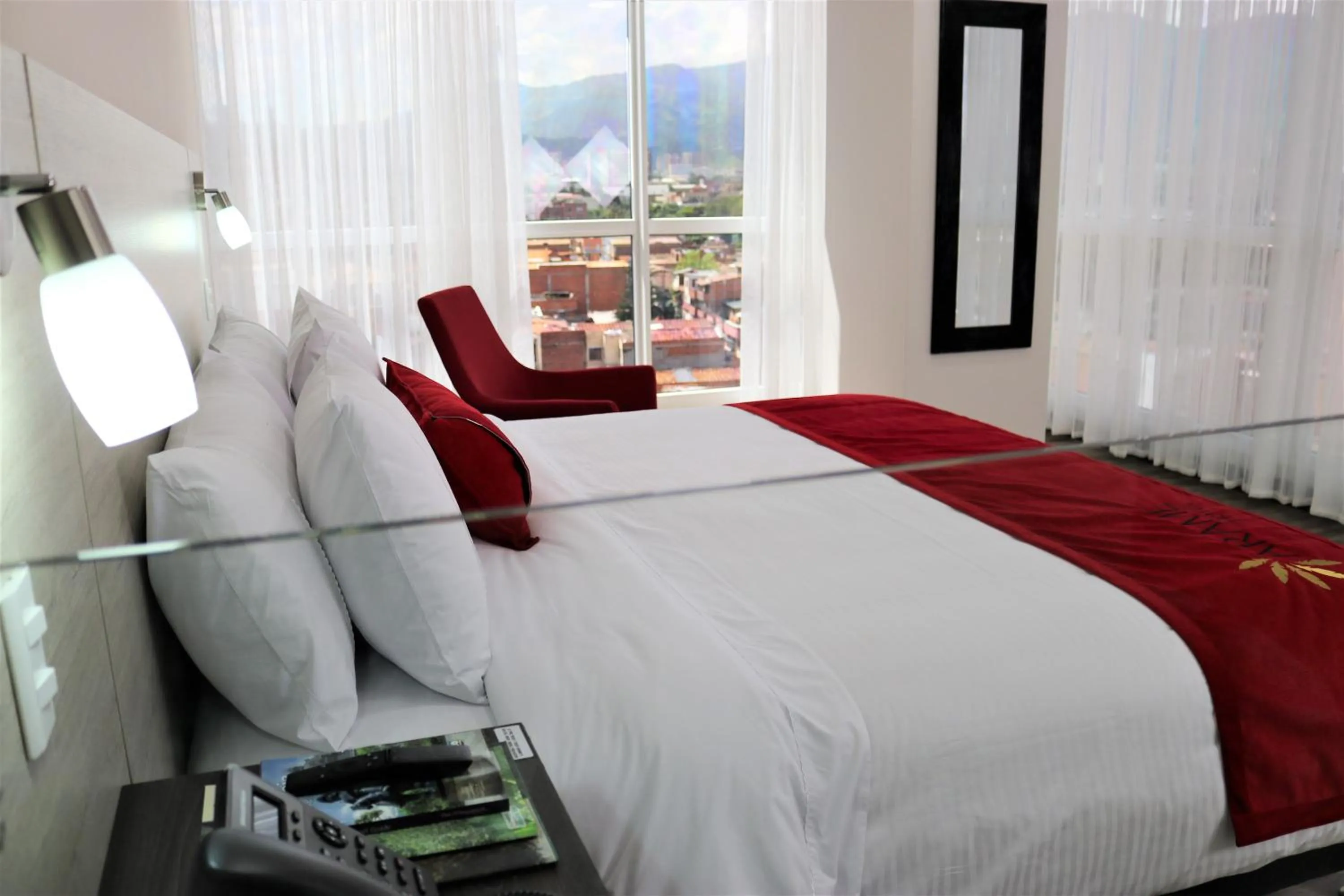 Landmark view, Bed in Arame Hotel