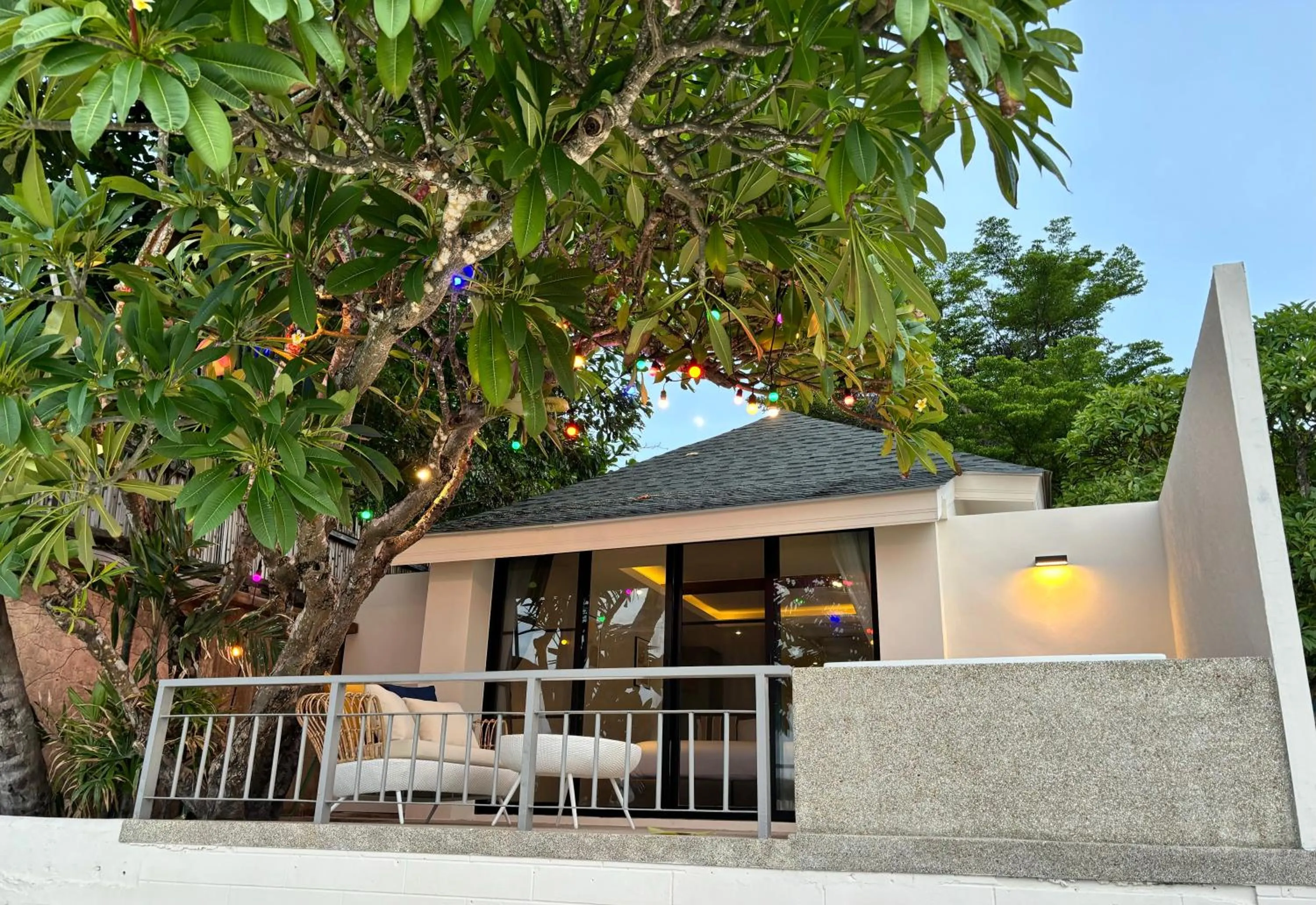 Balcony/Terrace in Punnpreeda Beach Resort - SHA Plus Certified