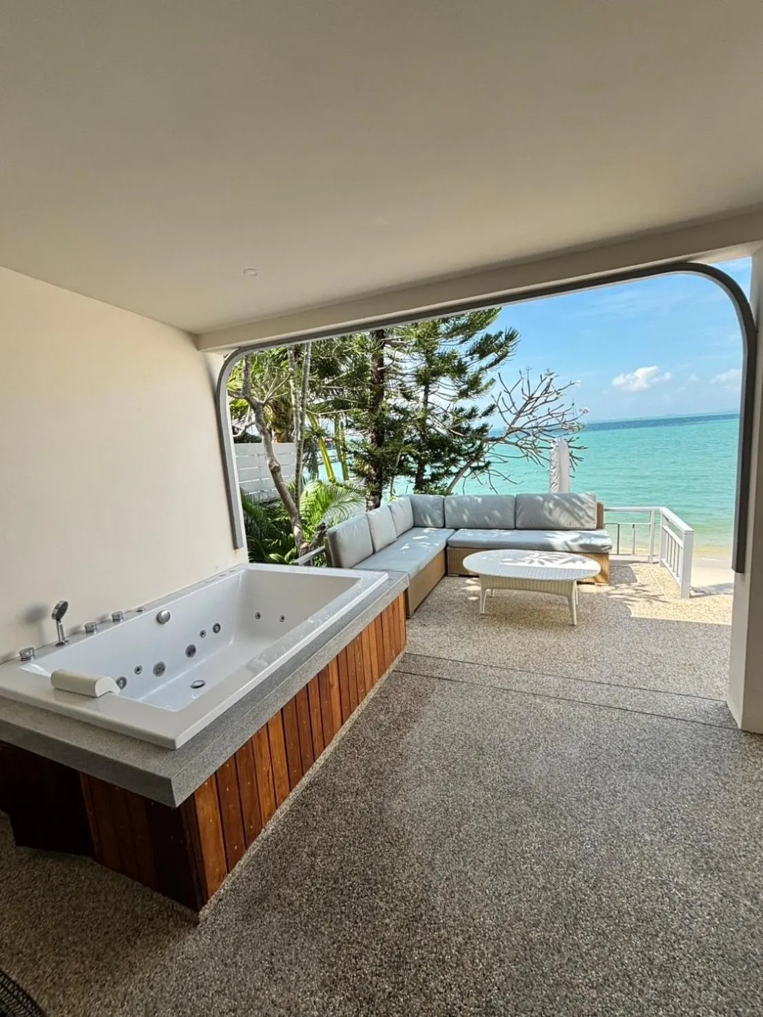 Balcony/Terrace in Punnpreeda Beach Resort - SHA Plus Certified