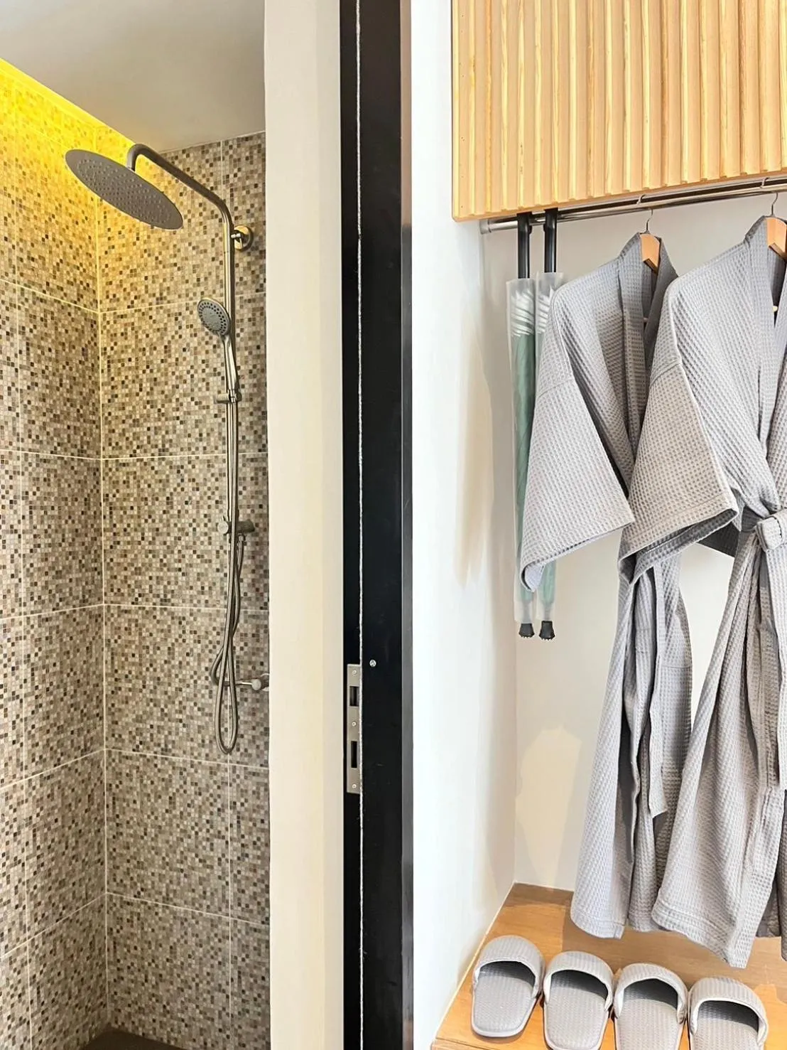 Shower in Punnpreeda Beach Resort - SHA Plus Certified