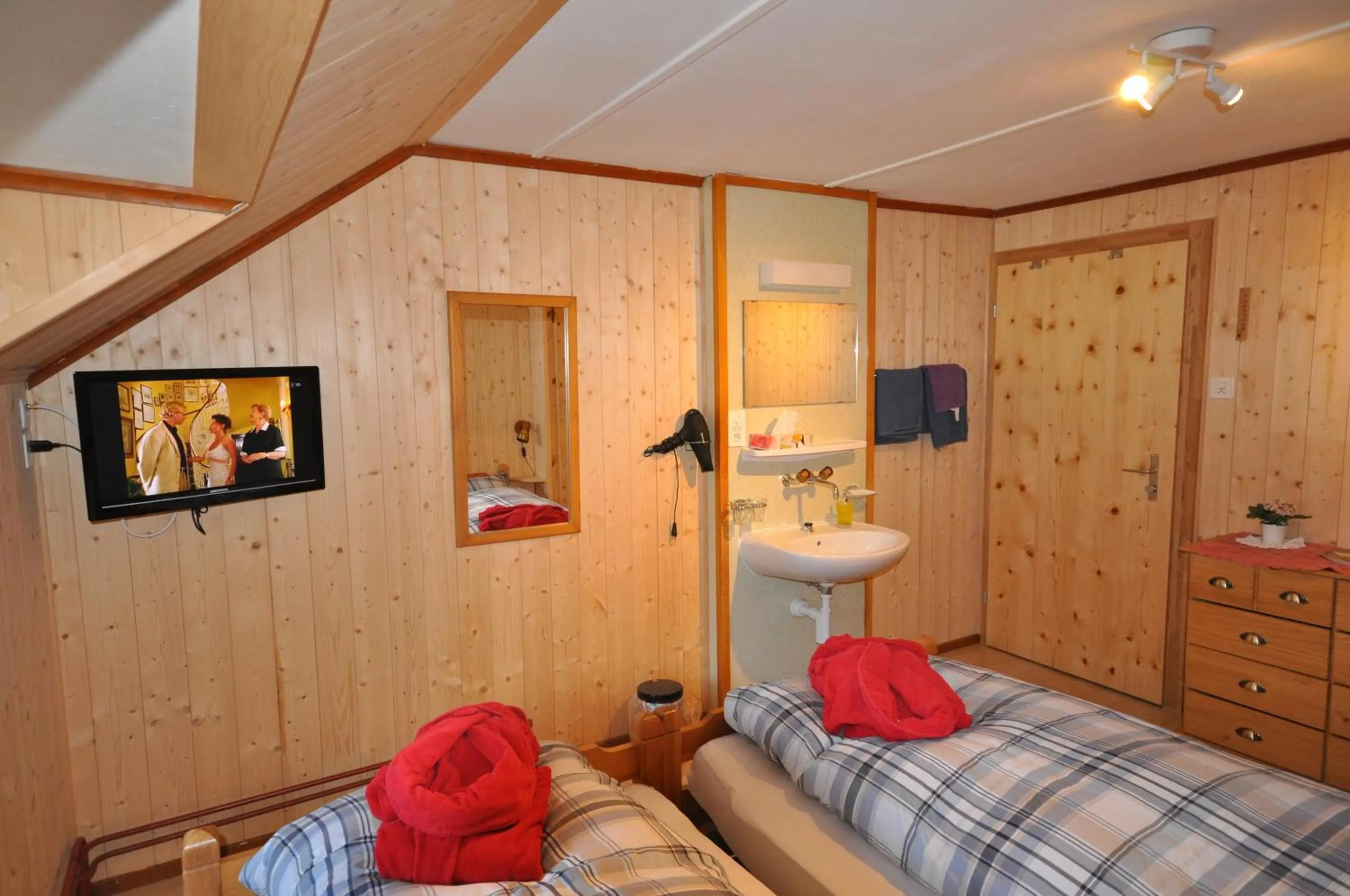 Bed in Gasthaus Waldheim