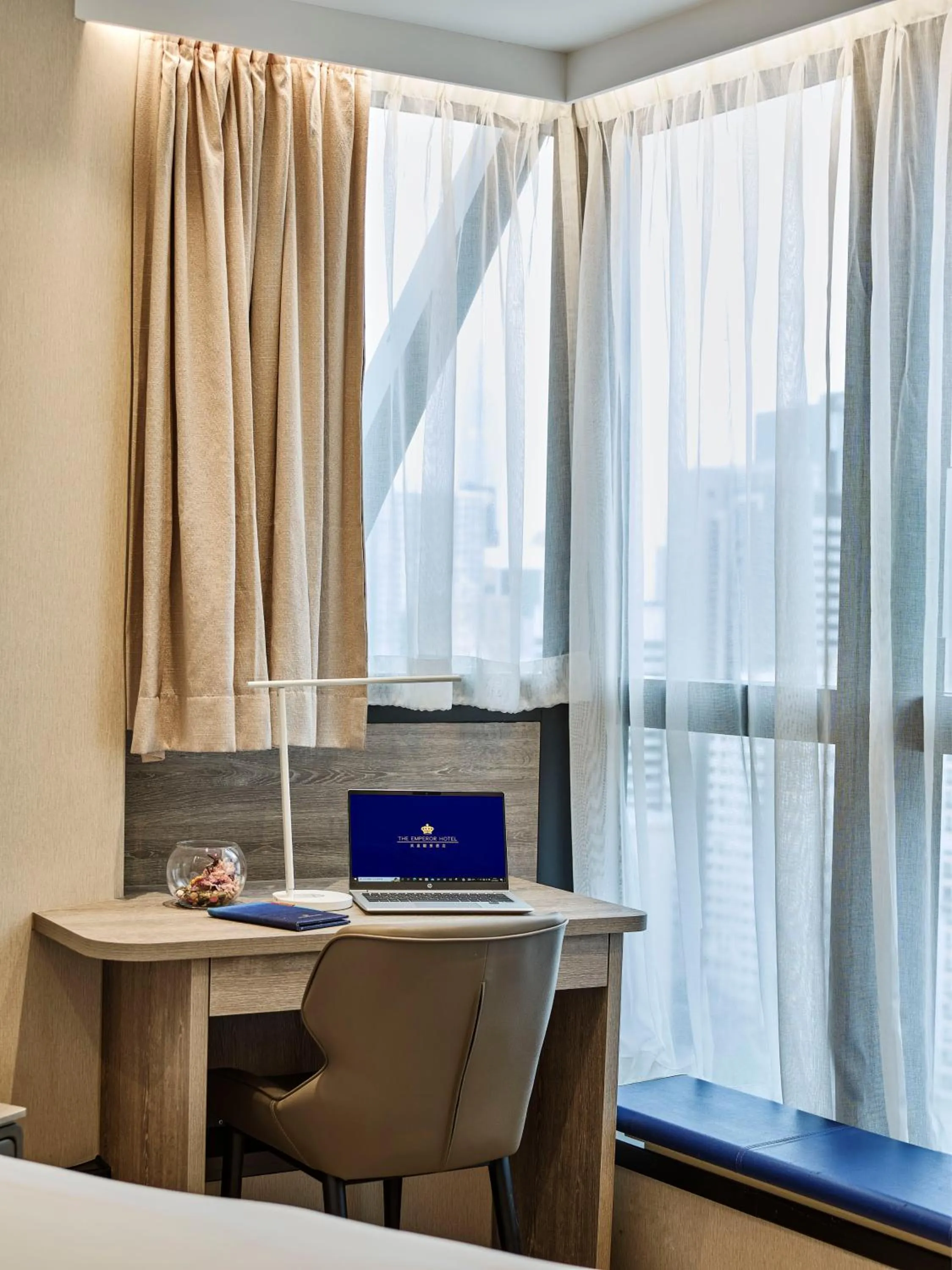 Seating area in The Emperor Hotel