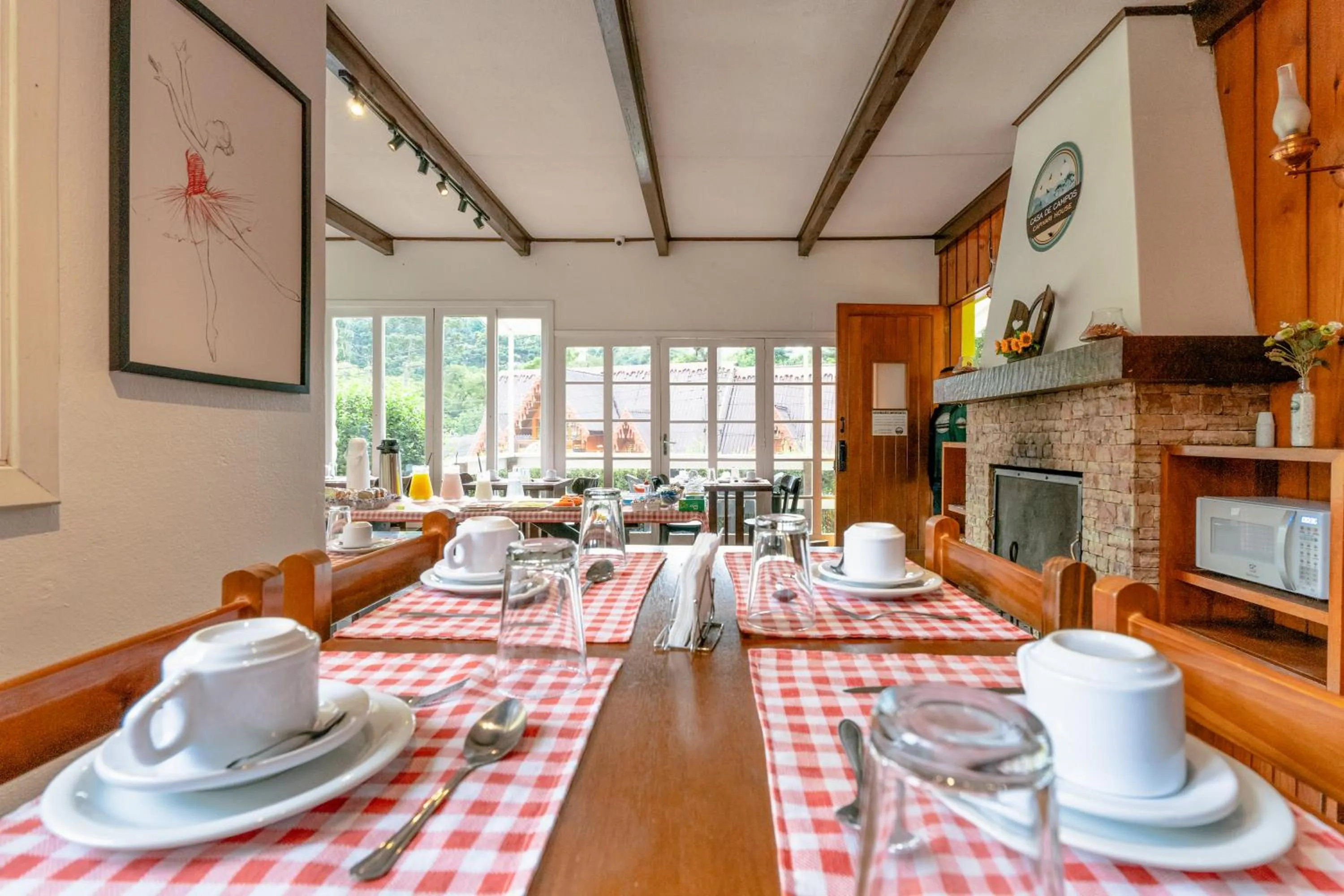 Area and facilities in VELINN Pousada Casa de Campos Capivari House