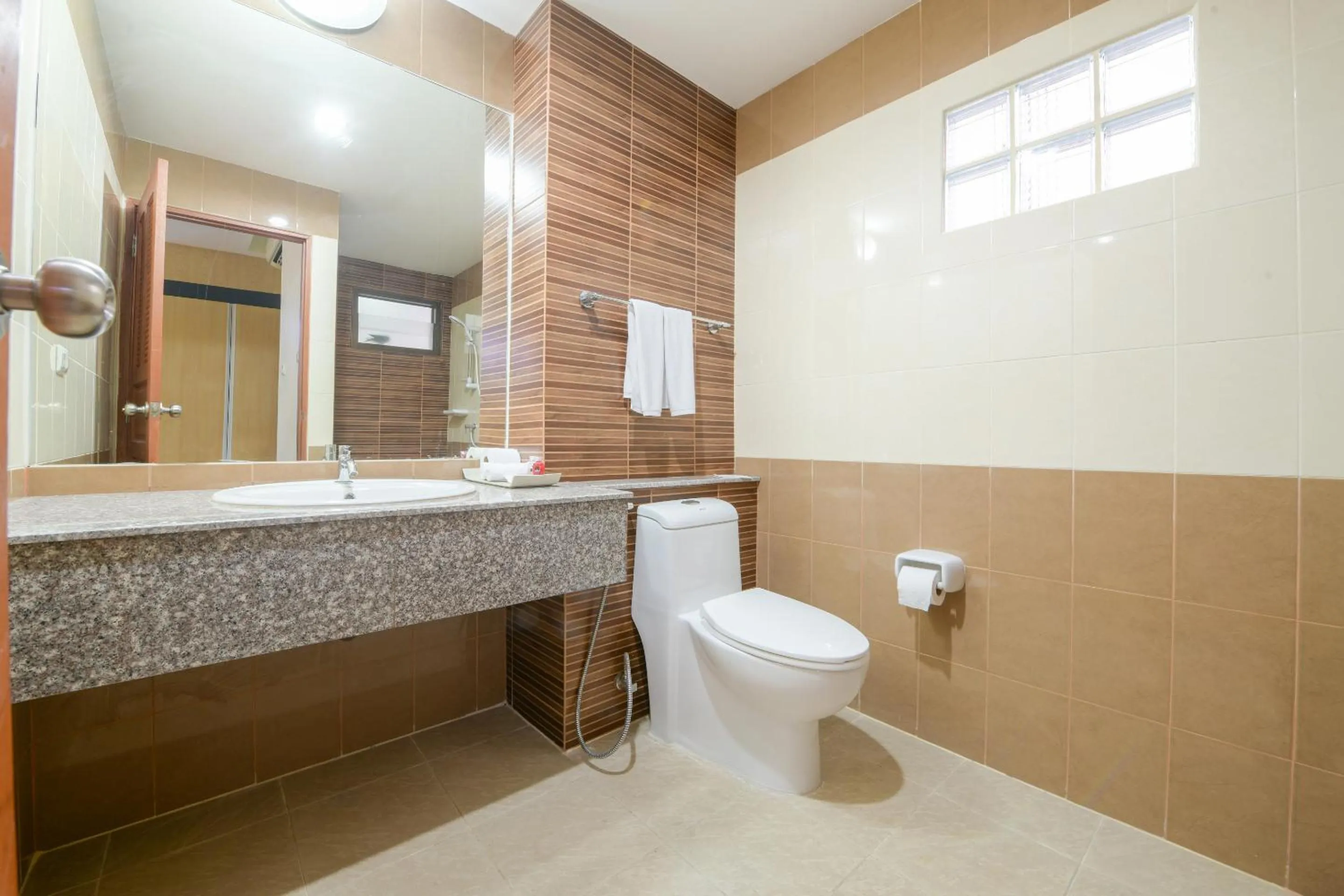 Bathroom in The Route Sriracha Hotel And Residence