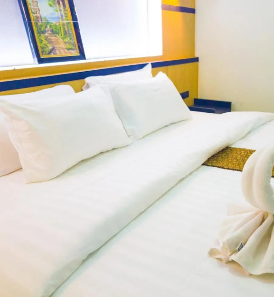 Bed in The Route Sriracha Hotel And Residence