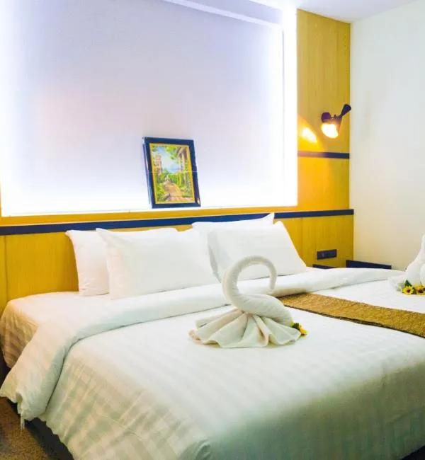 Bed in The Route Sriracha Hotel And Residence